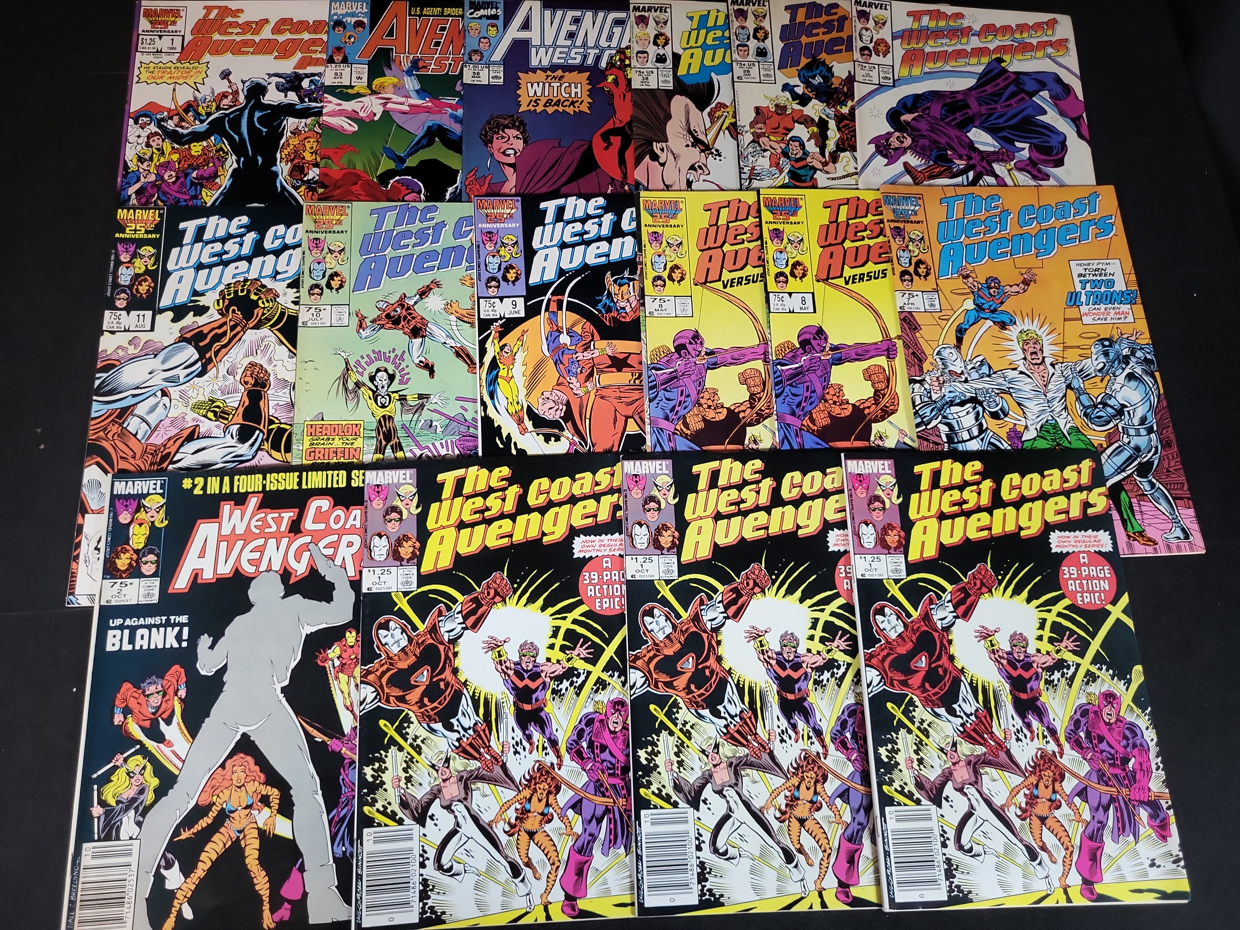 I03776 | Marvel West Coast Avengers and Avengers West Coast Comic Book Collection