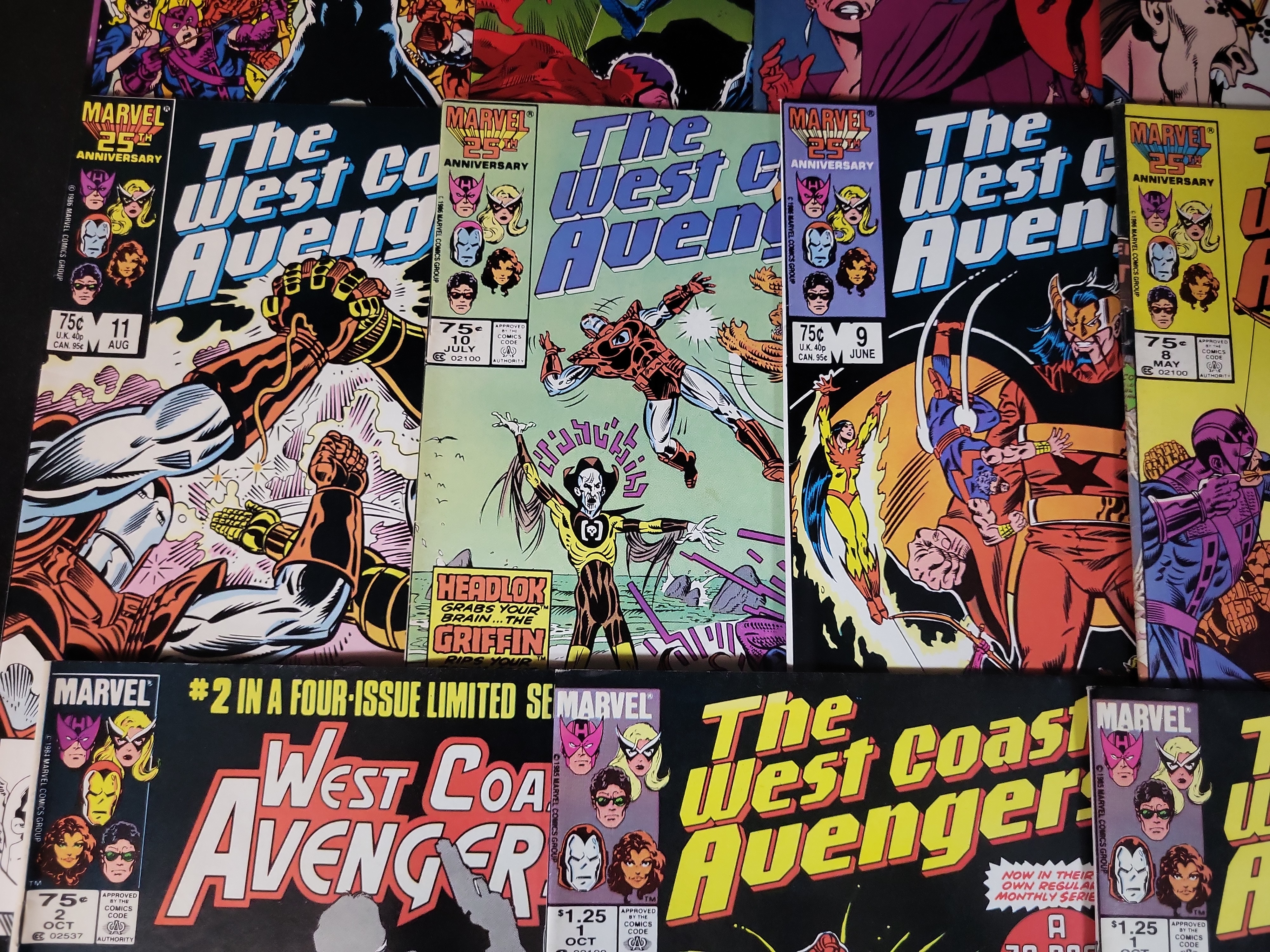 I03776 | Marvel West Coast Avengers and Avengers West Coast Comic Book Collection