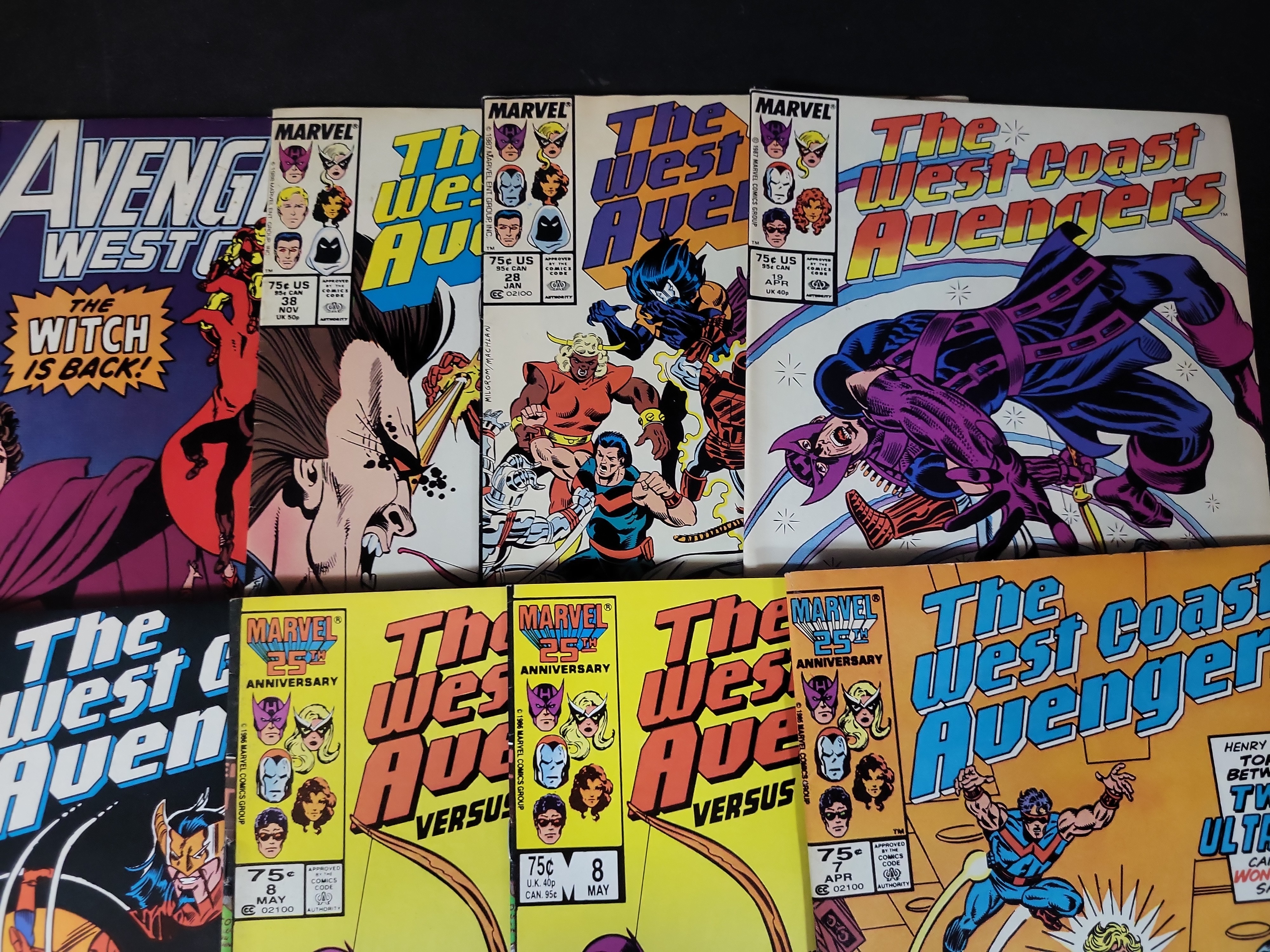 I03776 | Marvel West Coast Avengers and Avengers West Coast Comic Book Collection