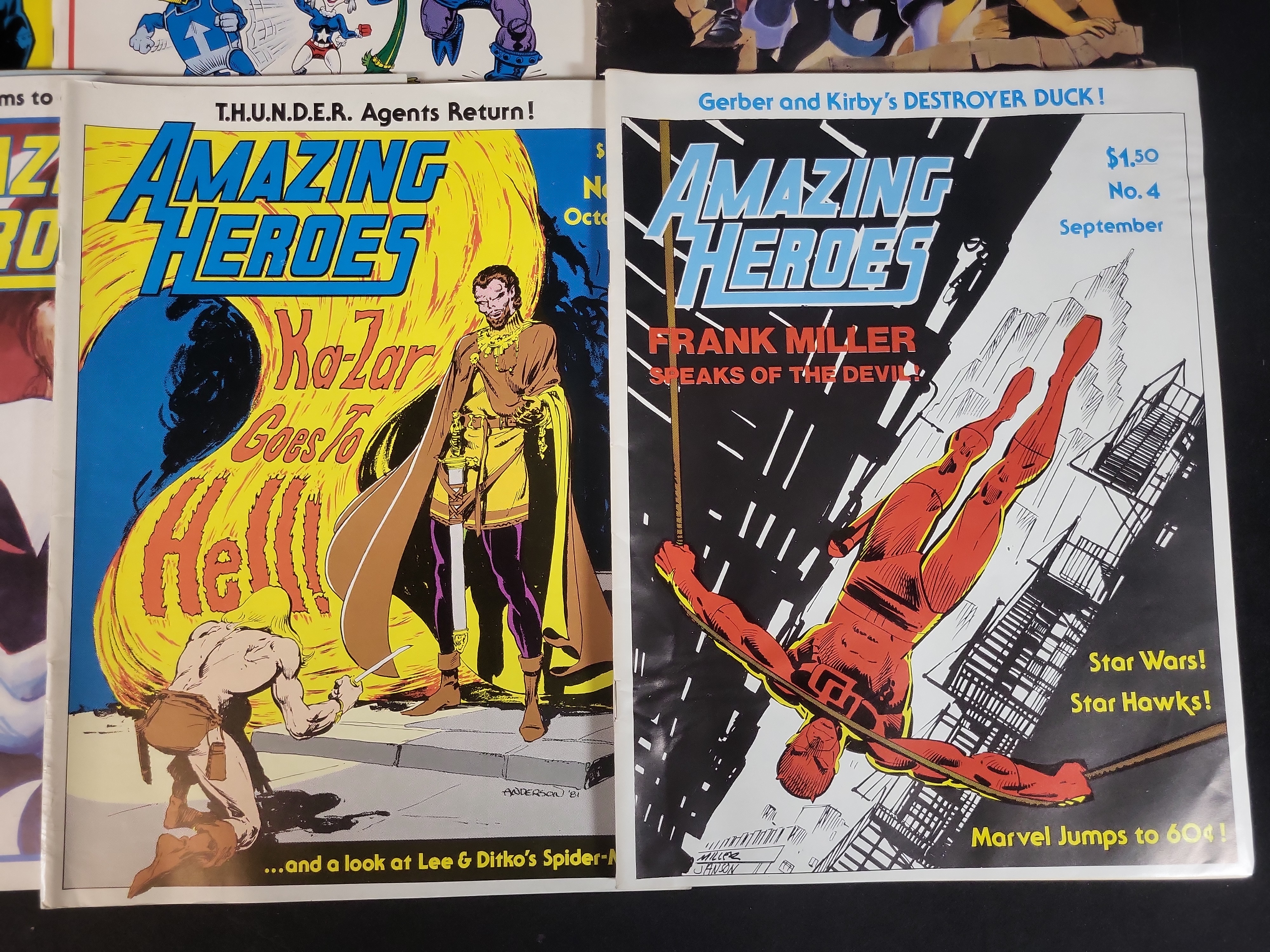 I02543 | Fantagraphics Books. Amazing Heroes: Issues No. 4 through 13. 1981-1982.