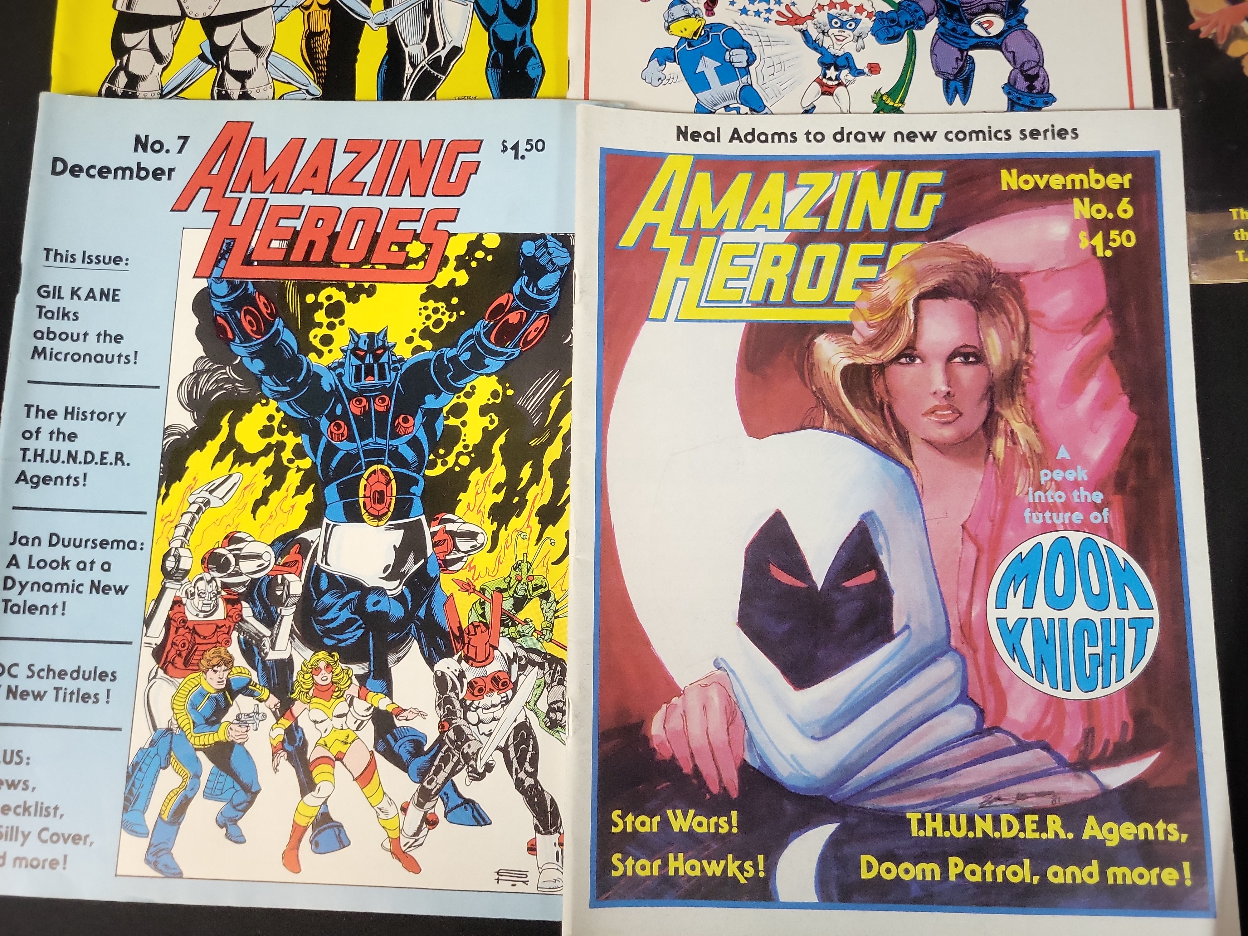I02543 | Fantagraphics Books. Amazing Heroes: Issues No. 4 through 13. 1981-1982.