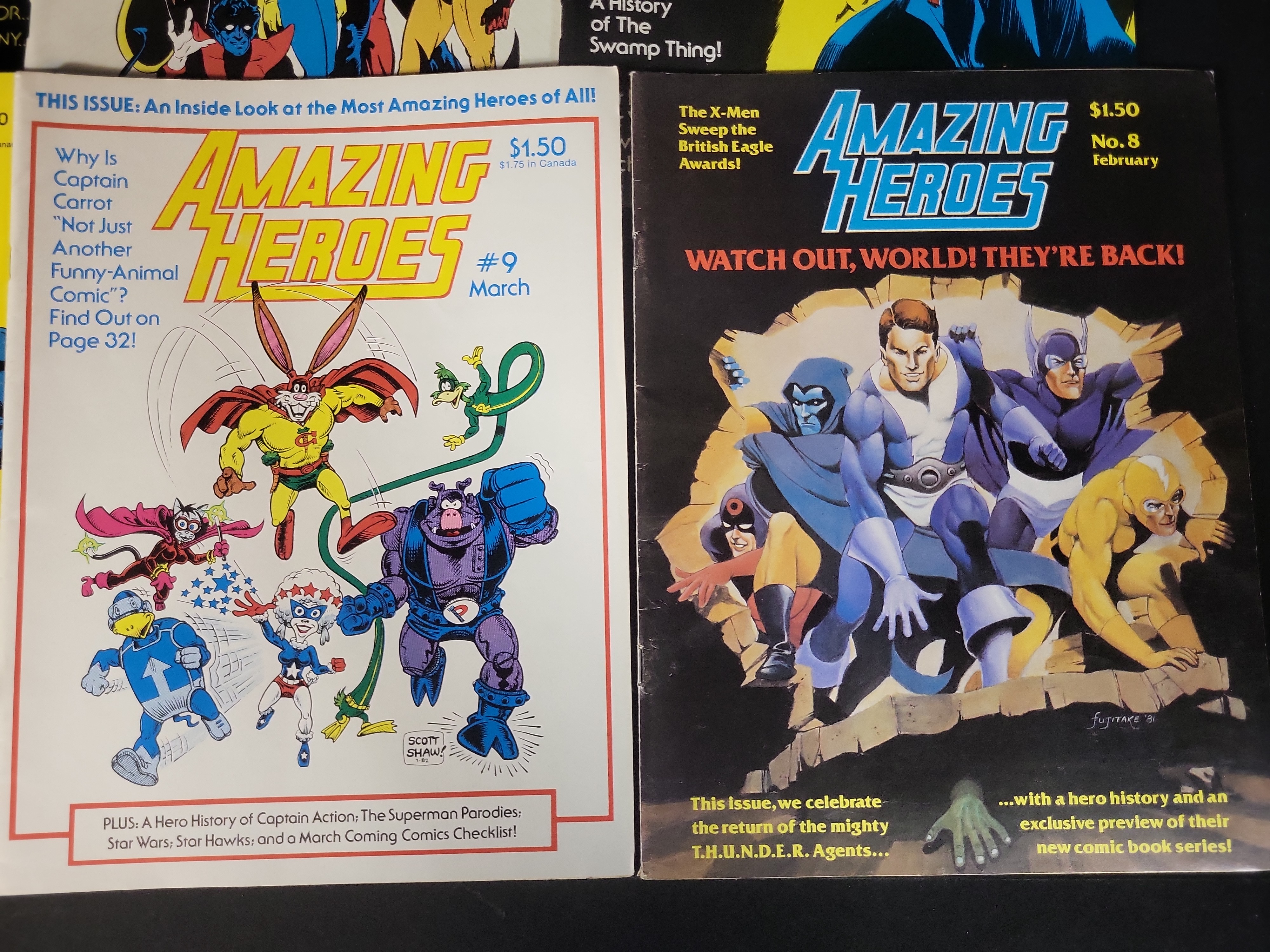 I02543 | Fantagraphics Books. Amazing Heroes: Issues No. 4 through 13. 1981-1982.