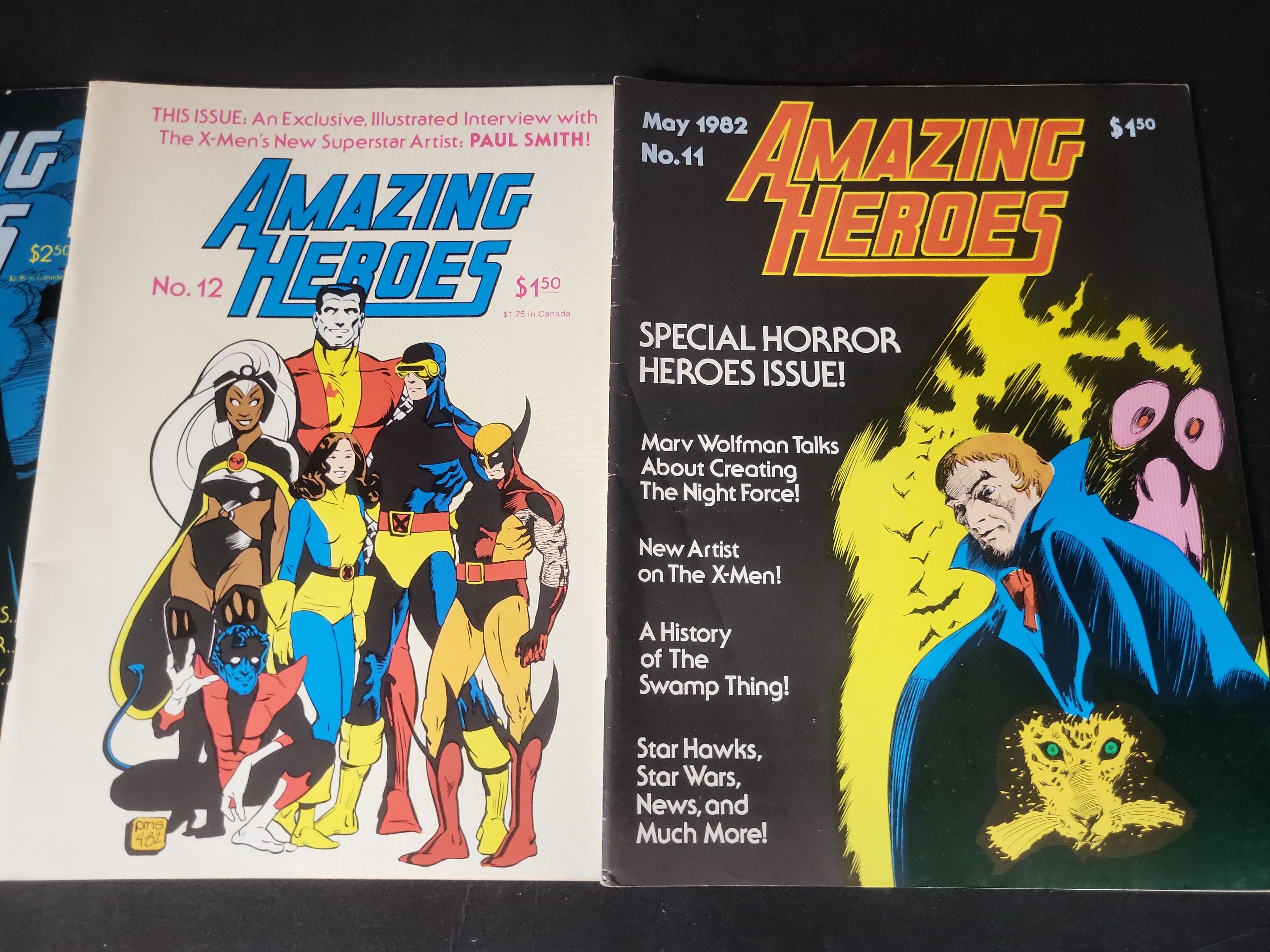 I02543 | Fantagraphics Books. Amazing Heroes: Issues No. 4 through 13. 1981-1982.