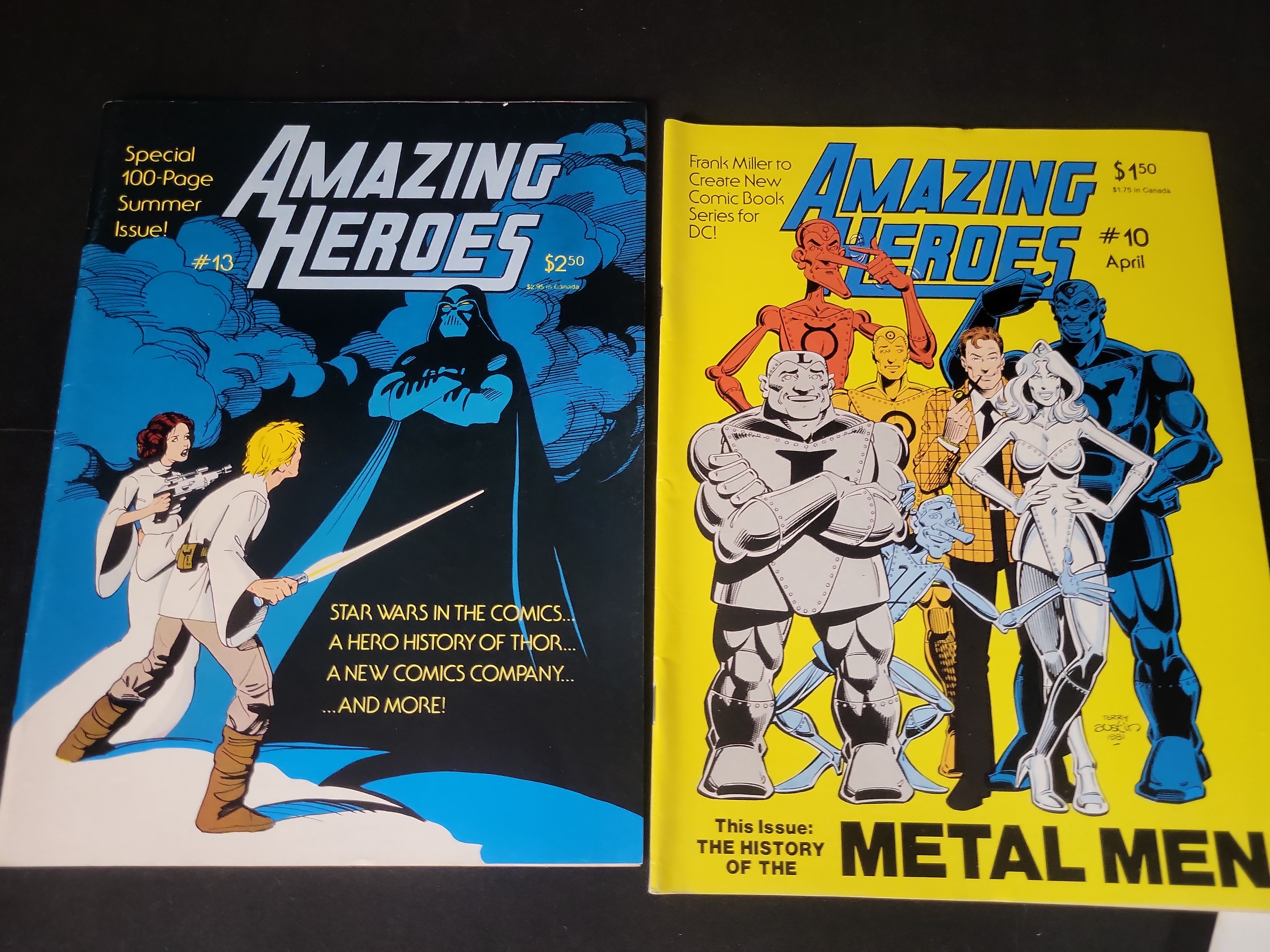 I02543 | Fantagraphics Books. Amazing Heroes: Issues No. 4 through 13. 1981-1982.