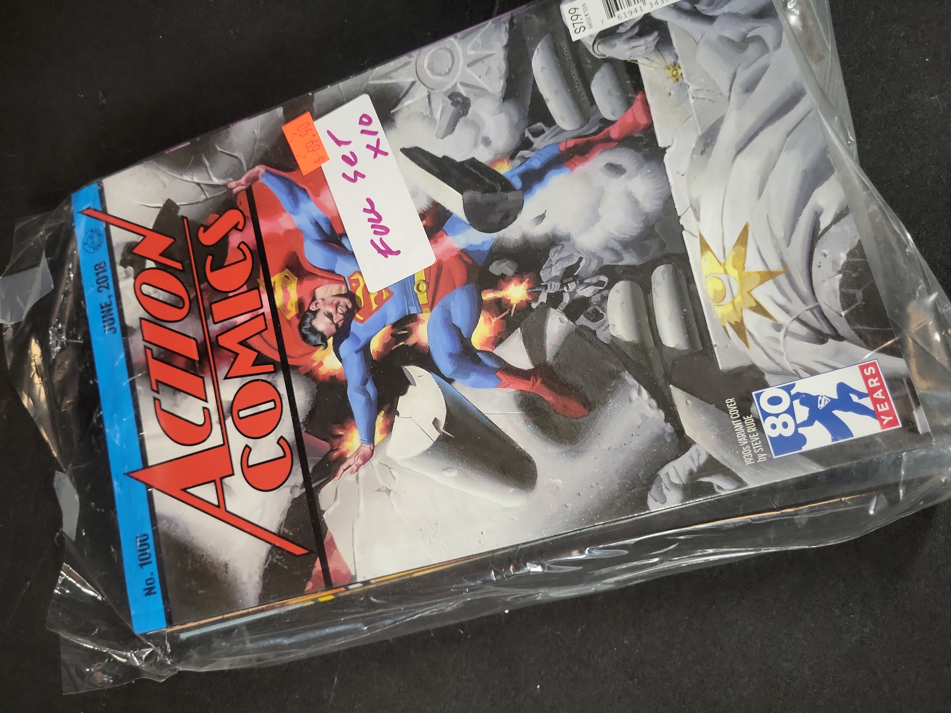 I03795 | Ten DC Action Comics No. 1000 Superman 80th Anniversary Decade Variant Cover Comics