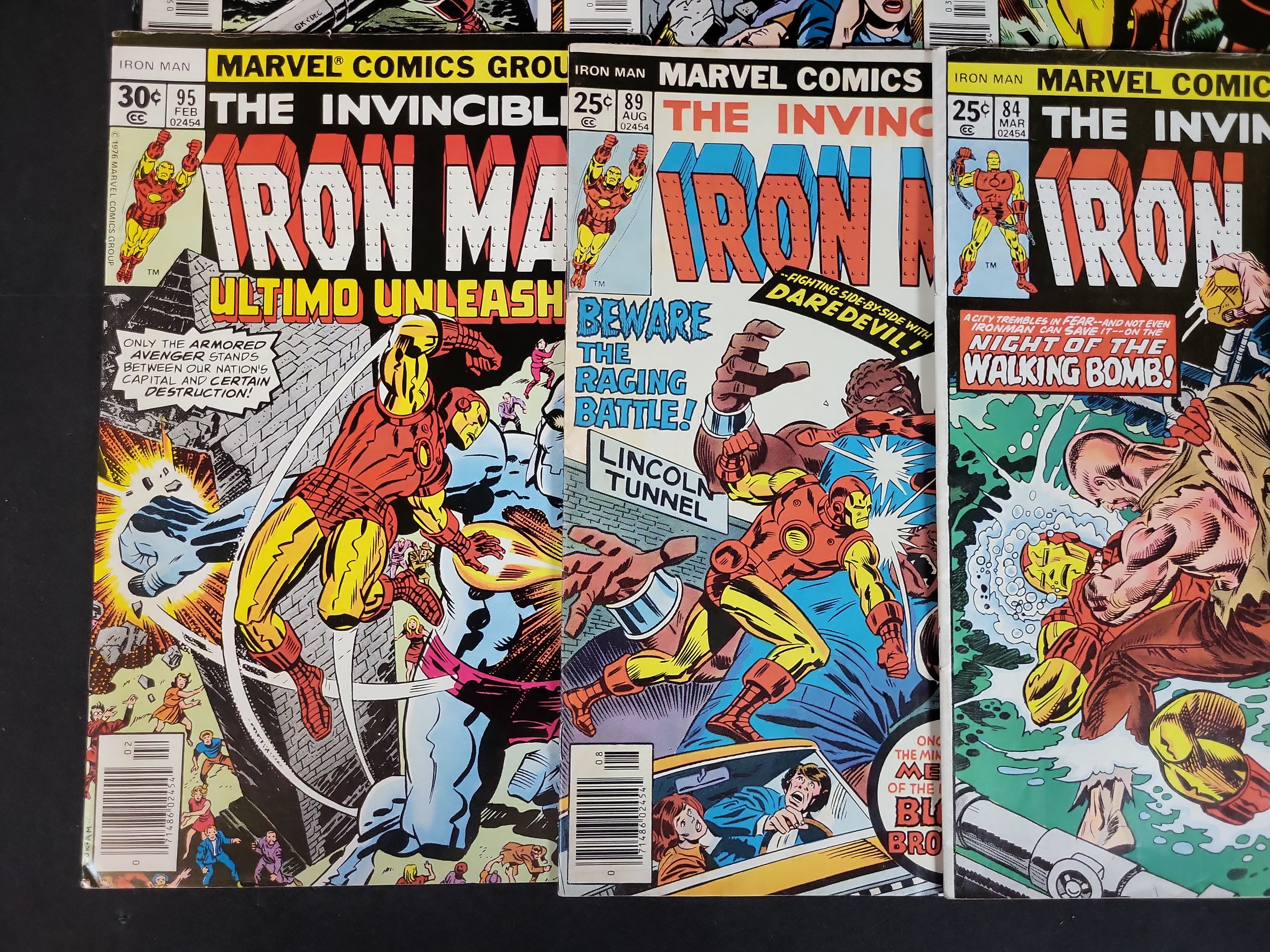 I03712 | A Group of Eight Marvel Comics The Invincible Iron Man Bronze Age Issues