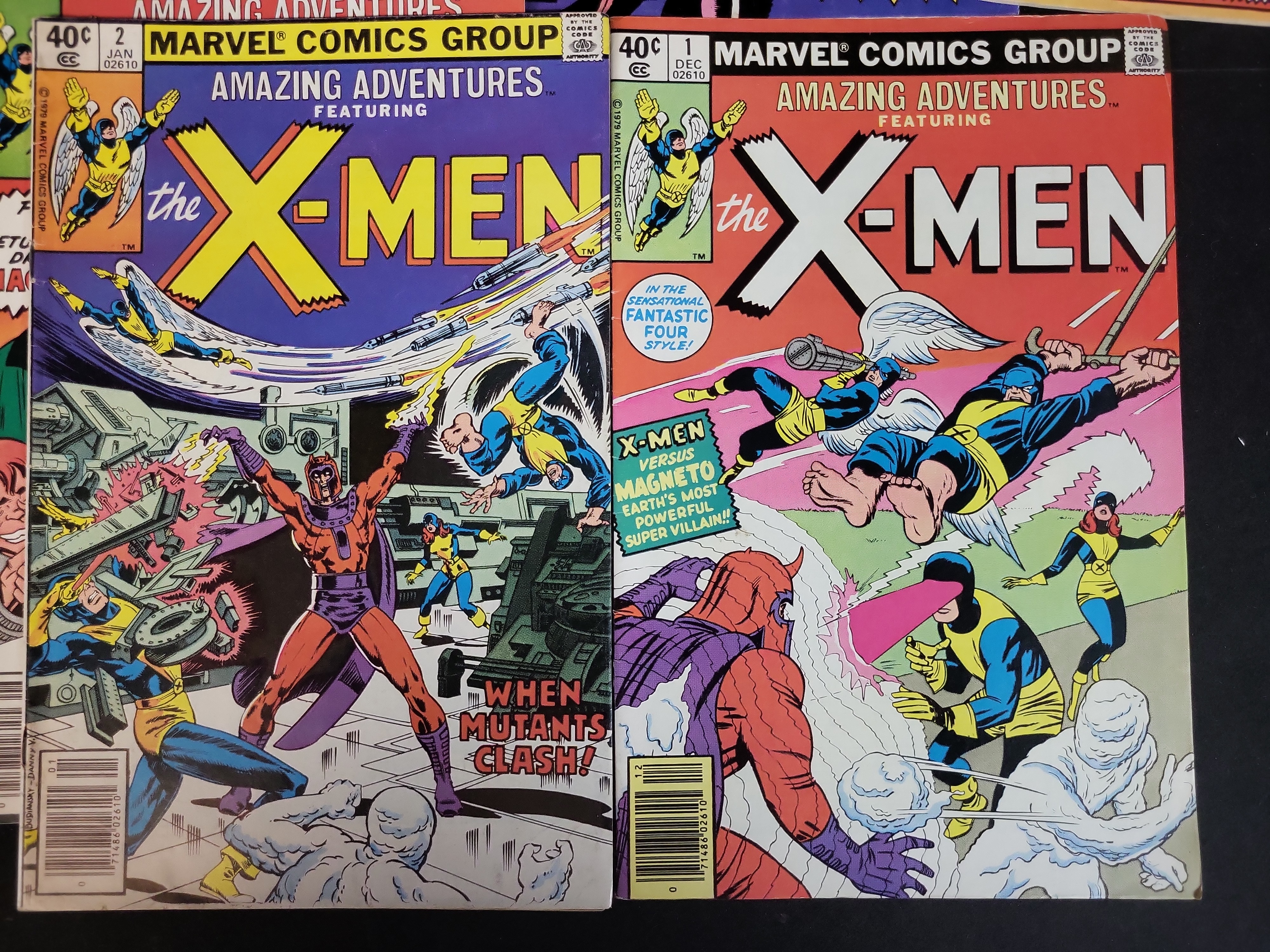 I03720 | A Collection of Vintage Marvel The Uncanny X-Men and Amazing Adventures Comic Books