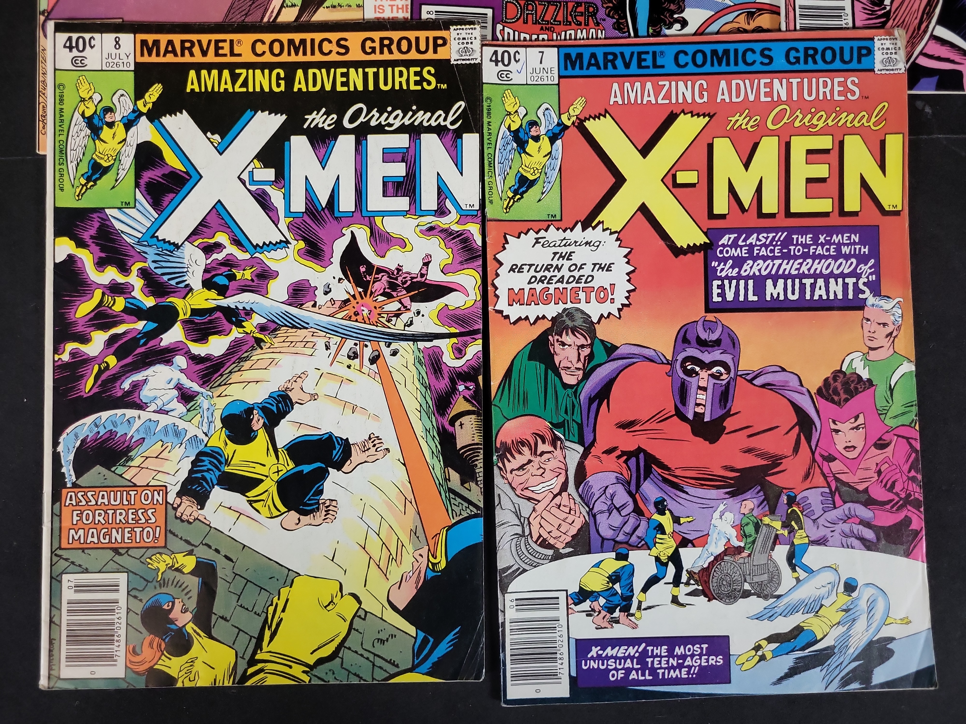 I03720 | A Collection of Vintage Marvel The Uncanny X-Men and Amazing Adventures Comic Books