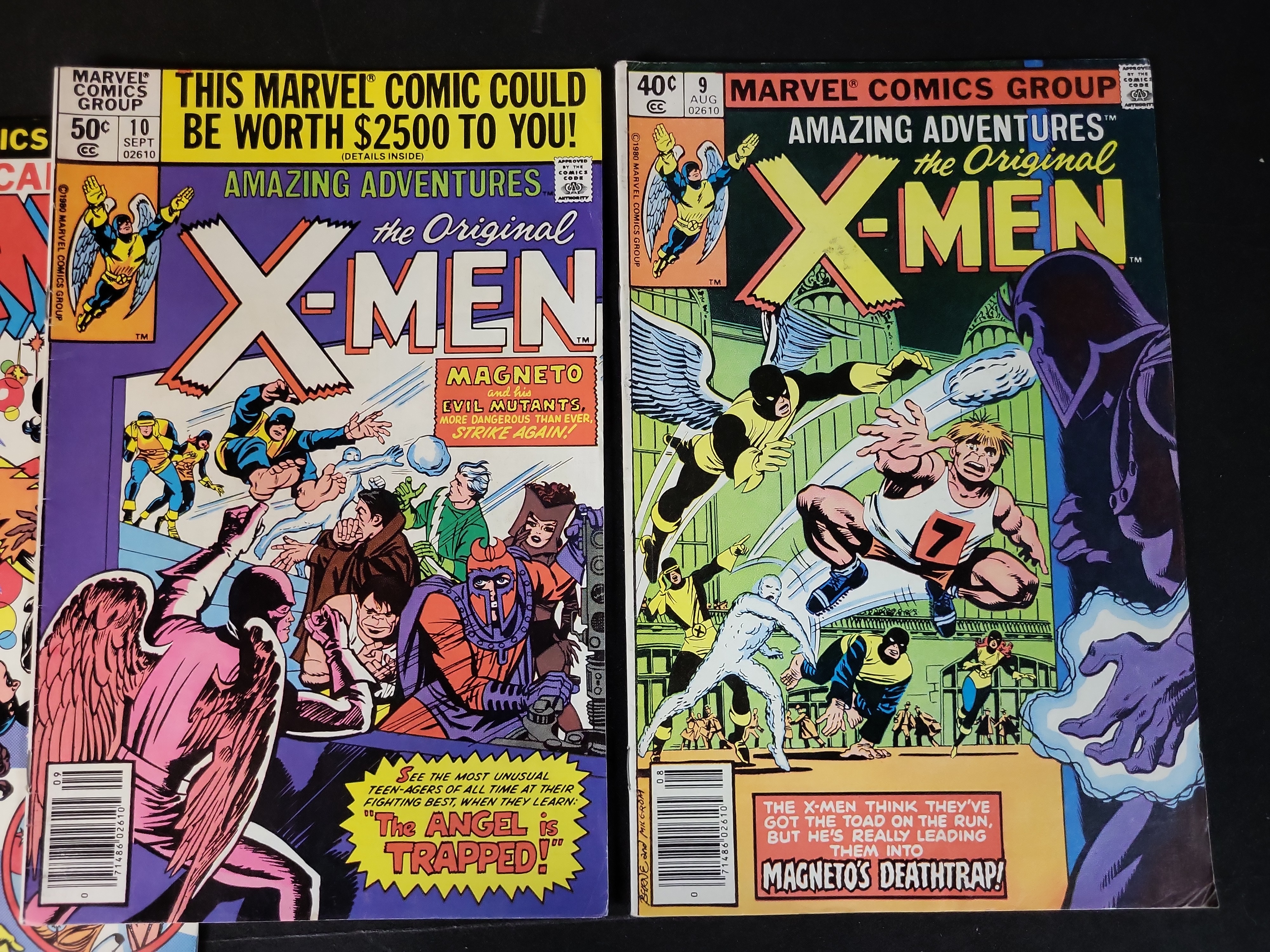 I03720 | A Collection of Vintage Marvel The Uncanny X-Men and Amazing Adventures Comic Books