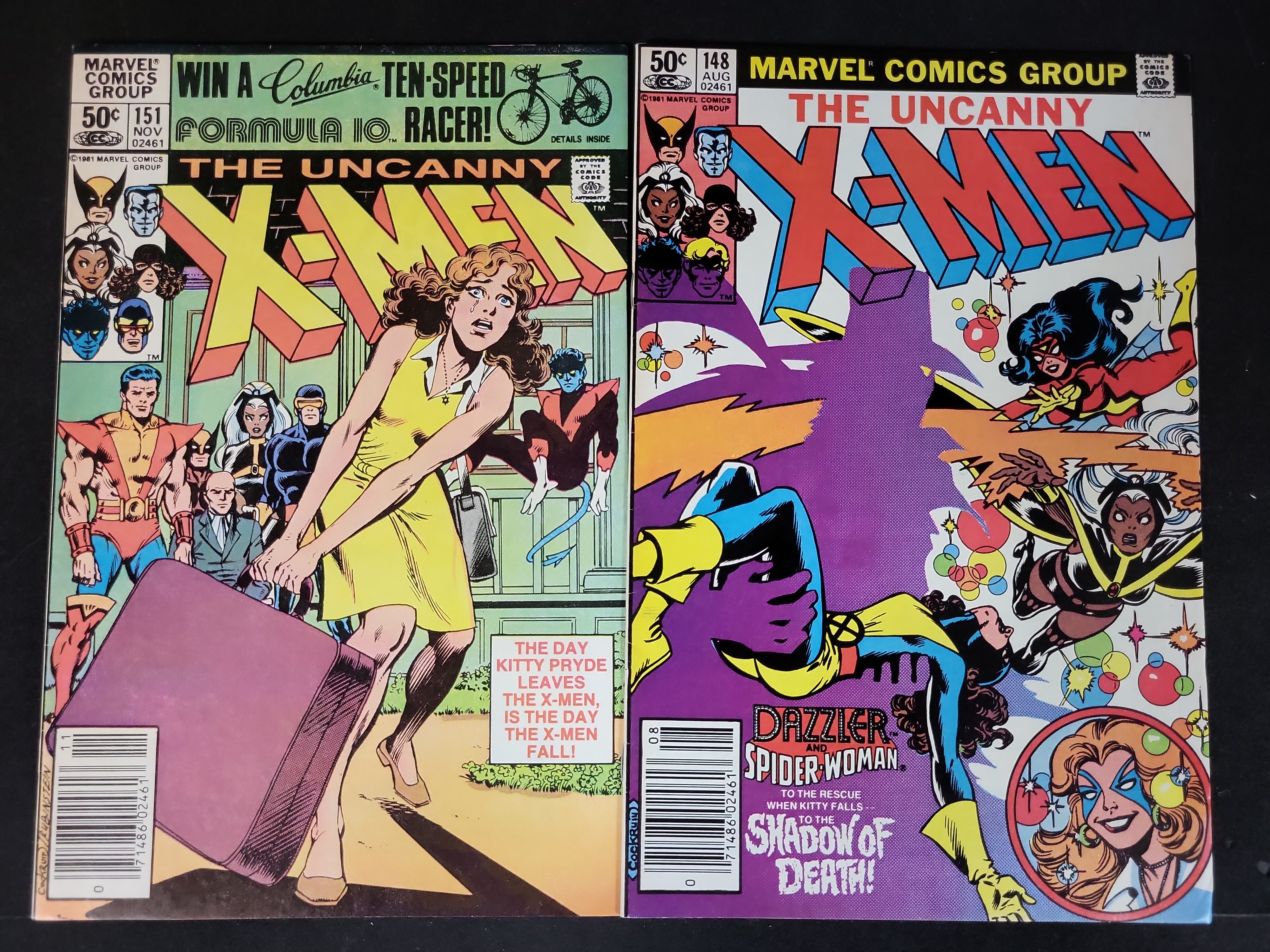I03720 | A Collection of Vintage Marvel The Uncanny X-Men and Amazing Adventures Comic Books