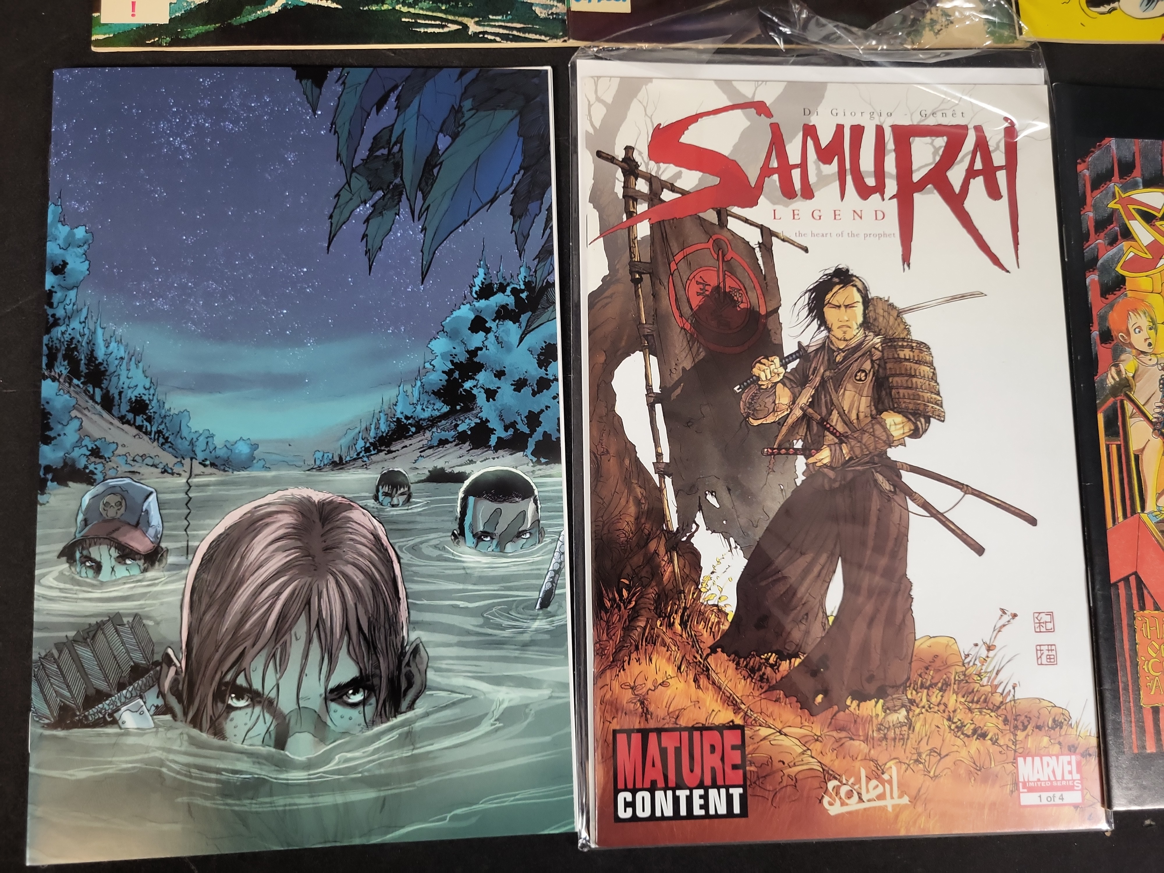 I03612 | A Collection of Six Martial Arts and Modern Horror Comic Books