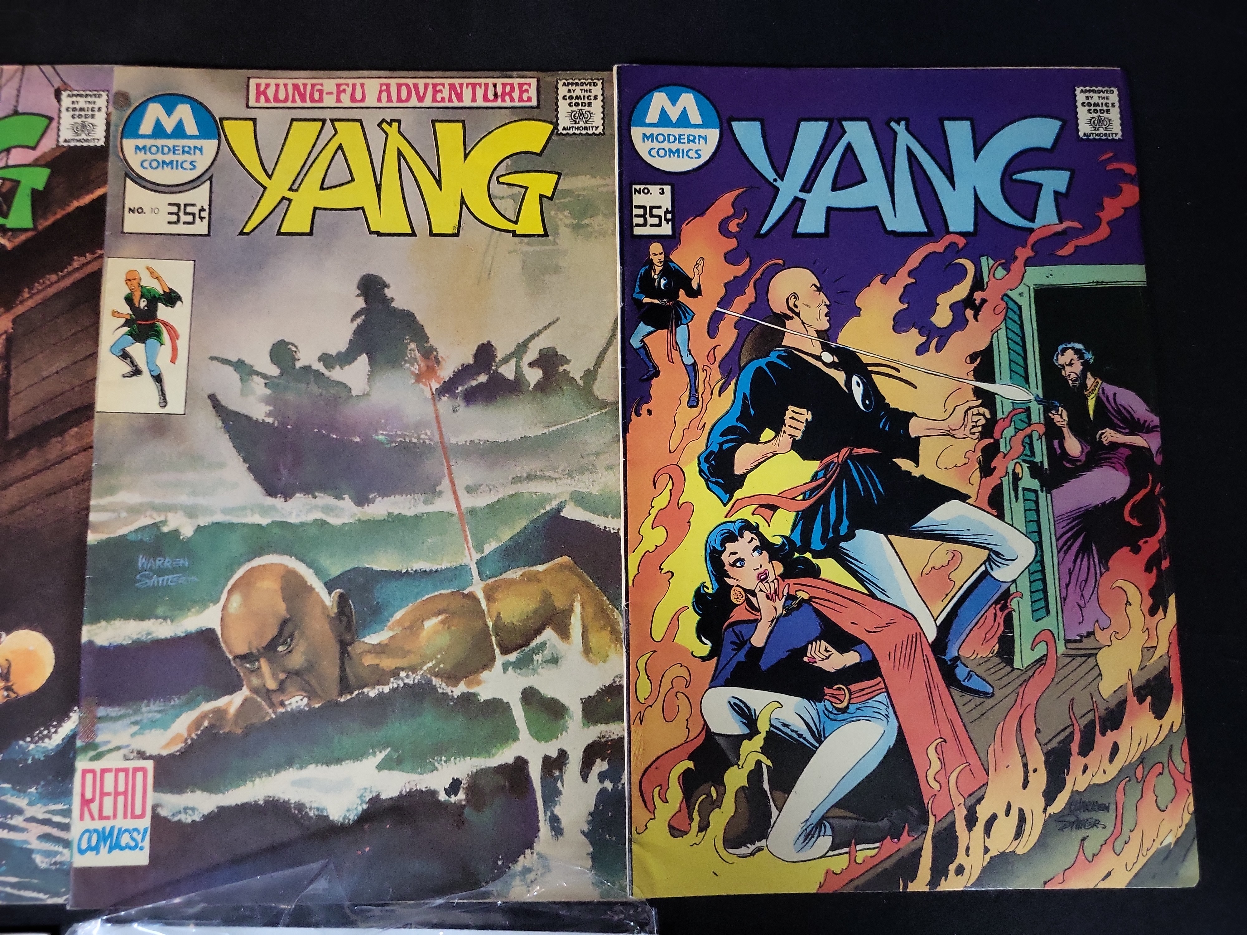 I03612 | A Collection of Six Martial Arts and Modern Horror Comic Books
