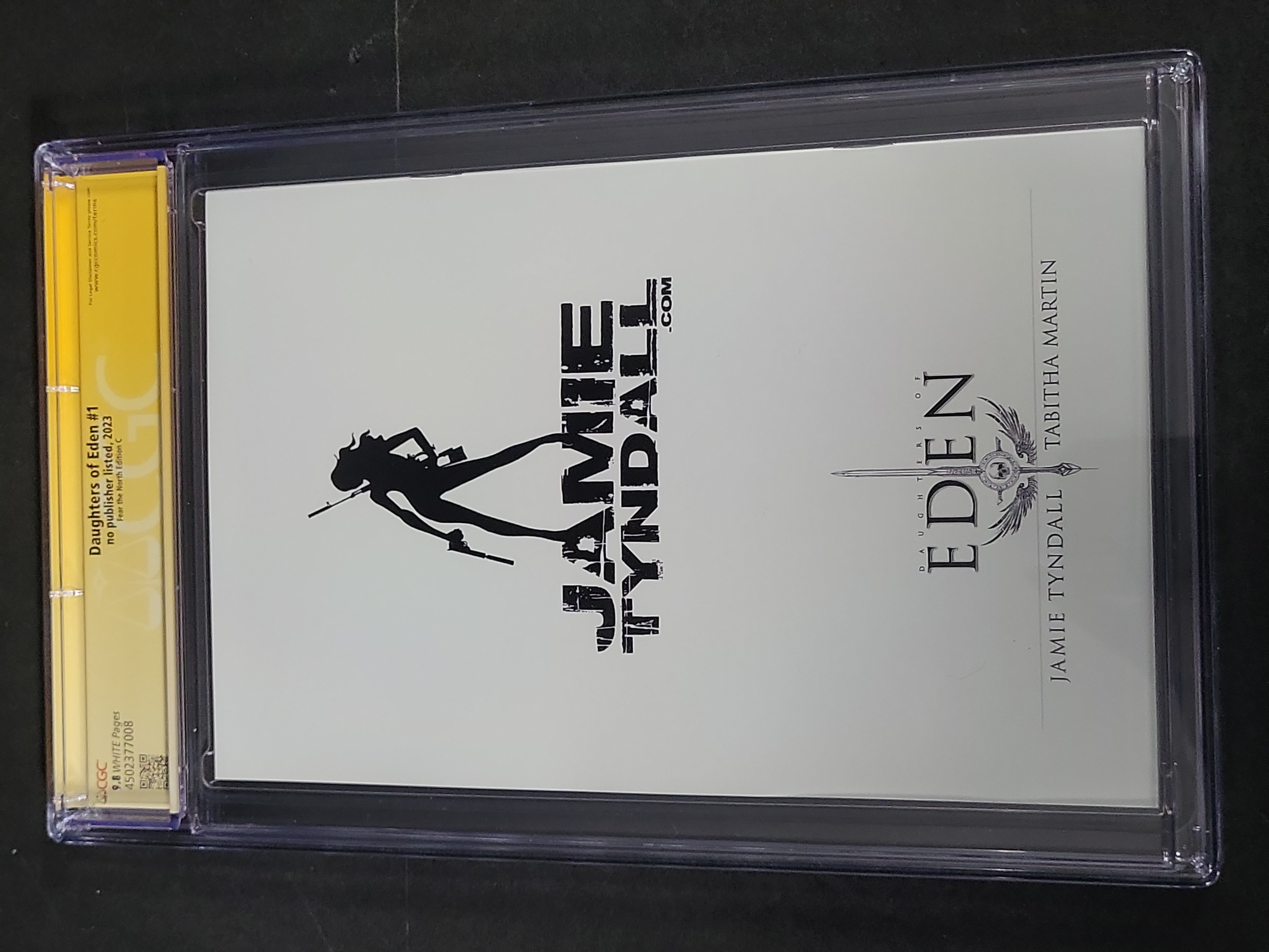 I03479 | Daughters of Eden #1 CGC Signature Series 9.8 Signed by Jamie Tyndall Fear the North Edition C