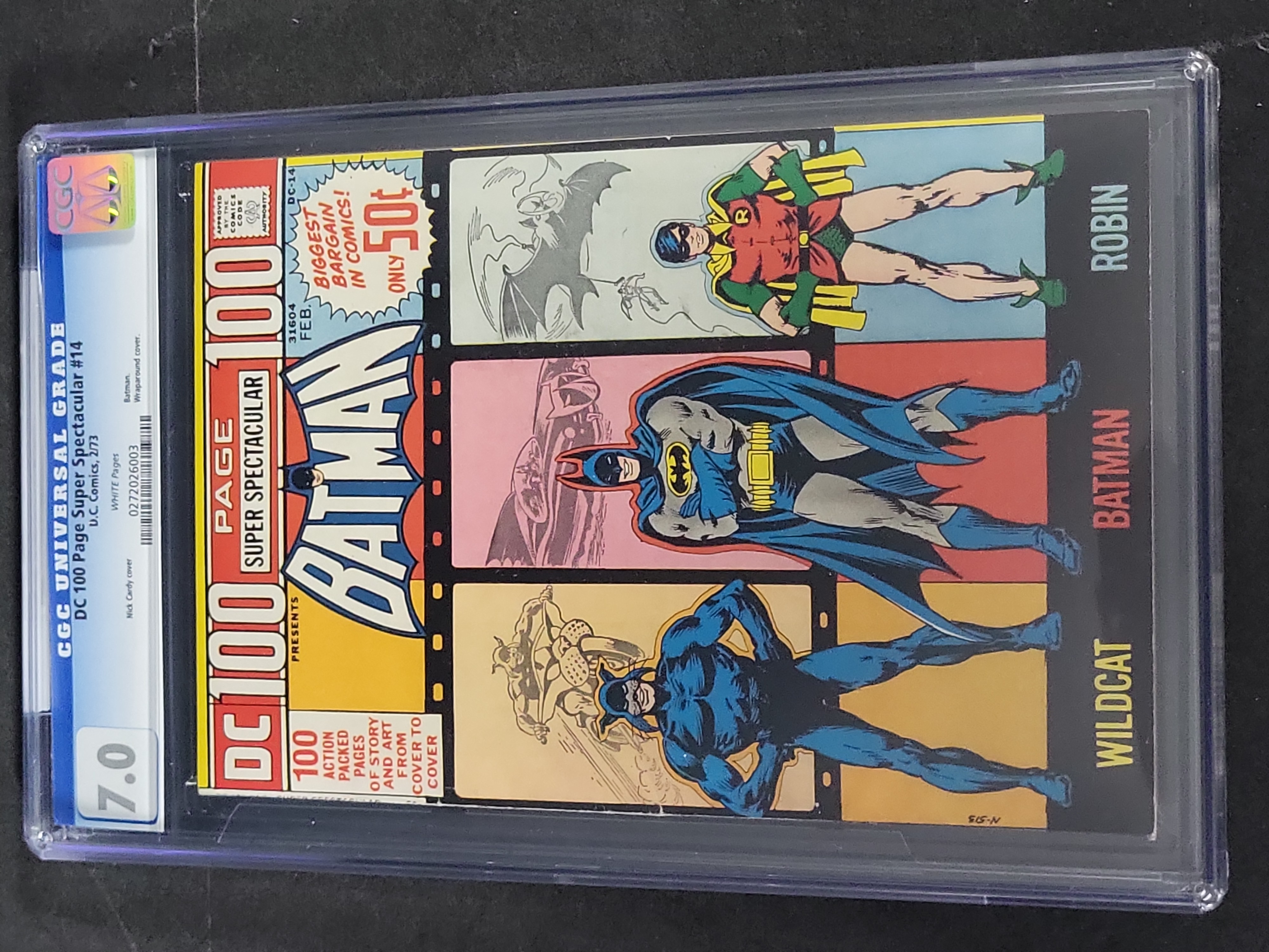 I03485 | DC 100 Page Super Spectacular 14 February 1973 DC Comics CGC 7.0 White Pages