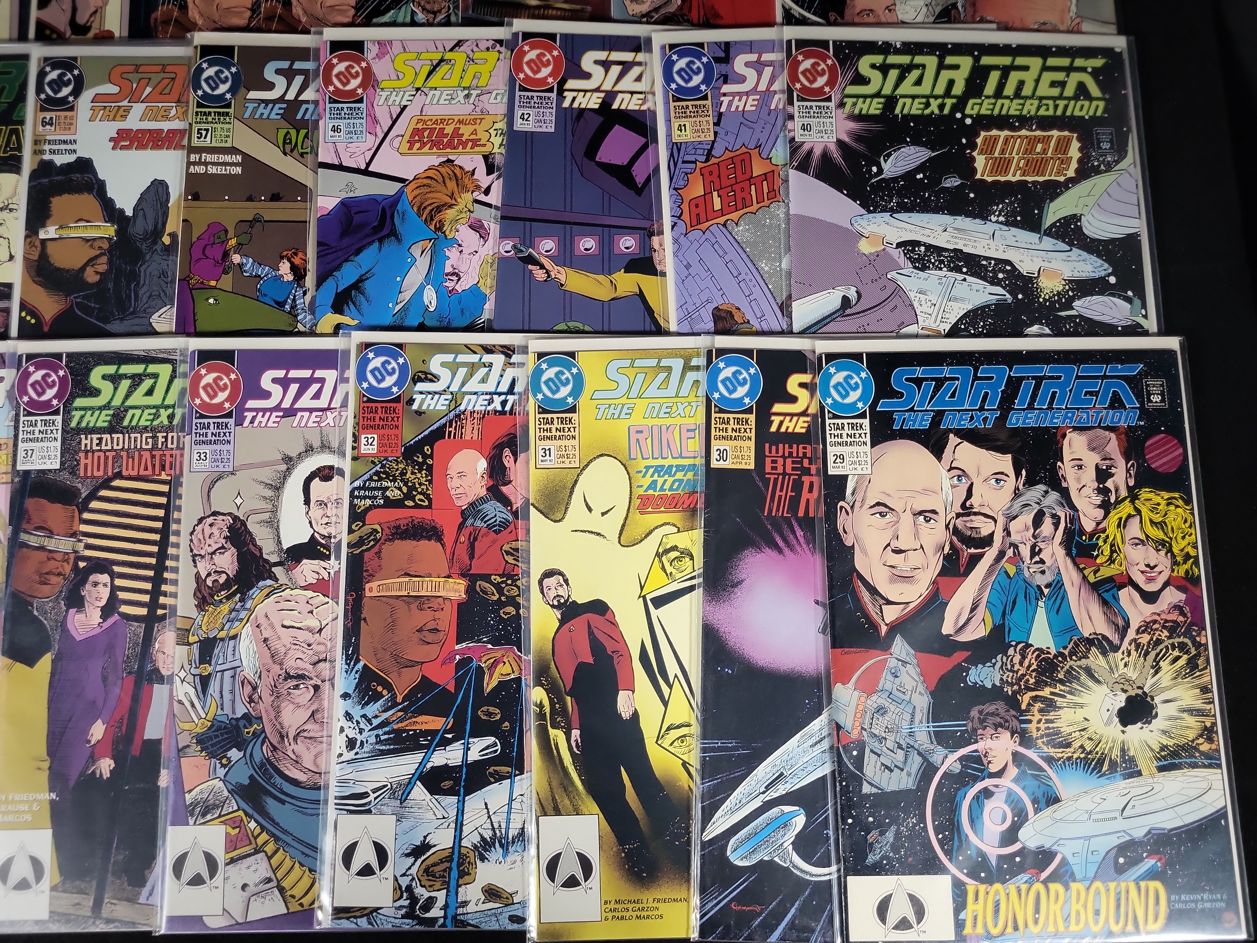 I03784 | A Collection of Vintage DC Comics Star Trek The Next Generation and Deep Space Nine Comic Books