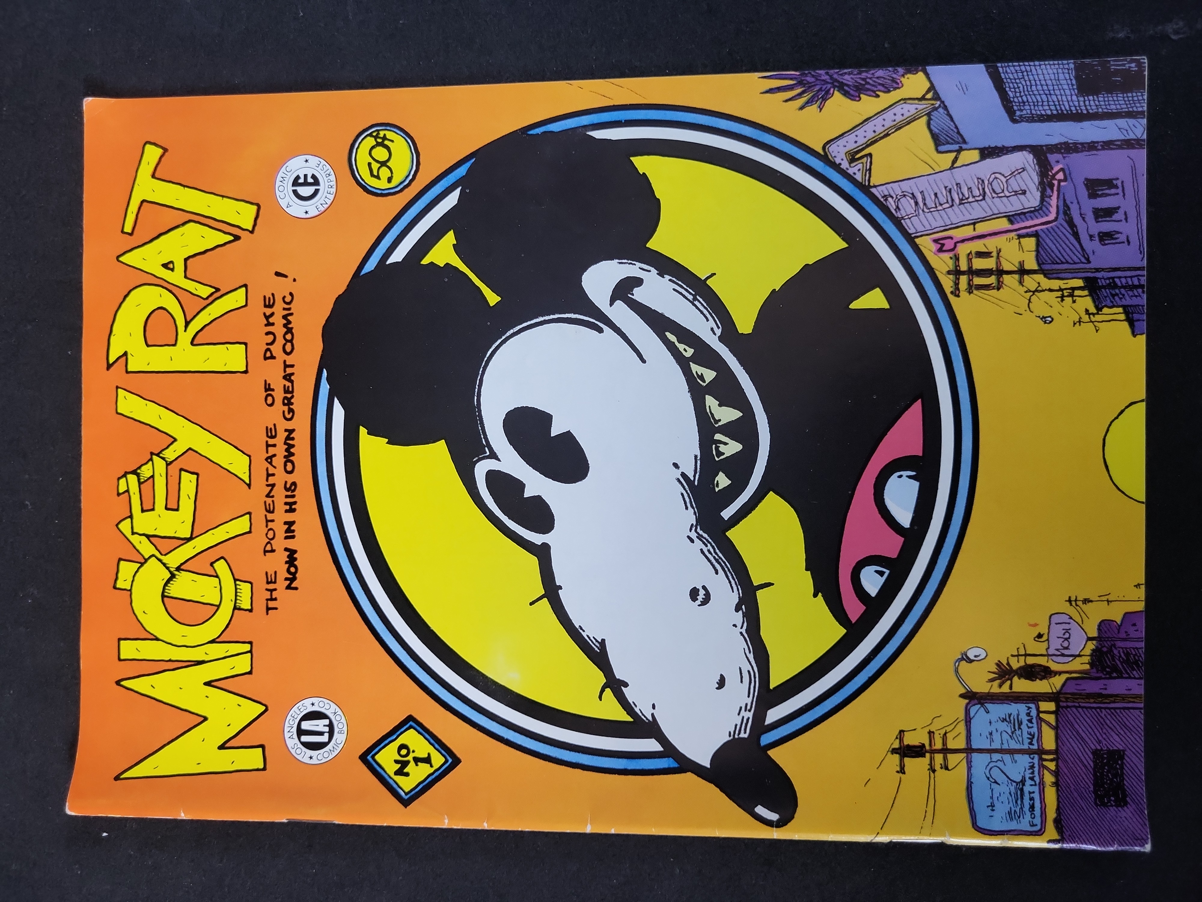 I03673 | Mickey Rat #1 (1972) First Printing Underground Comic Book, Los Angeles Comic Book Company