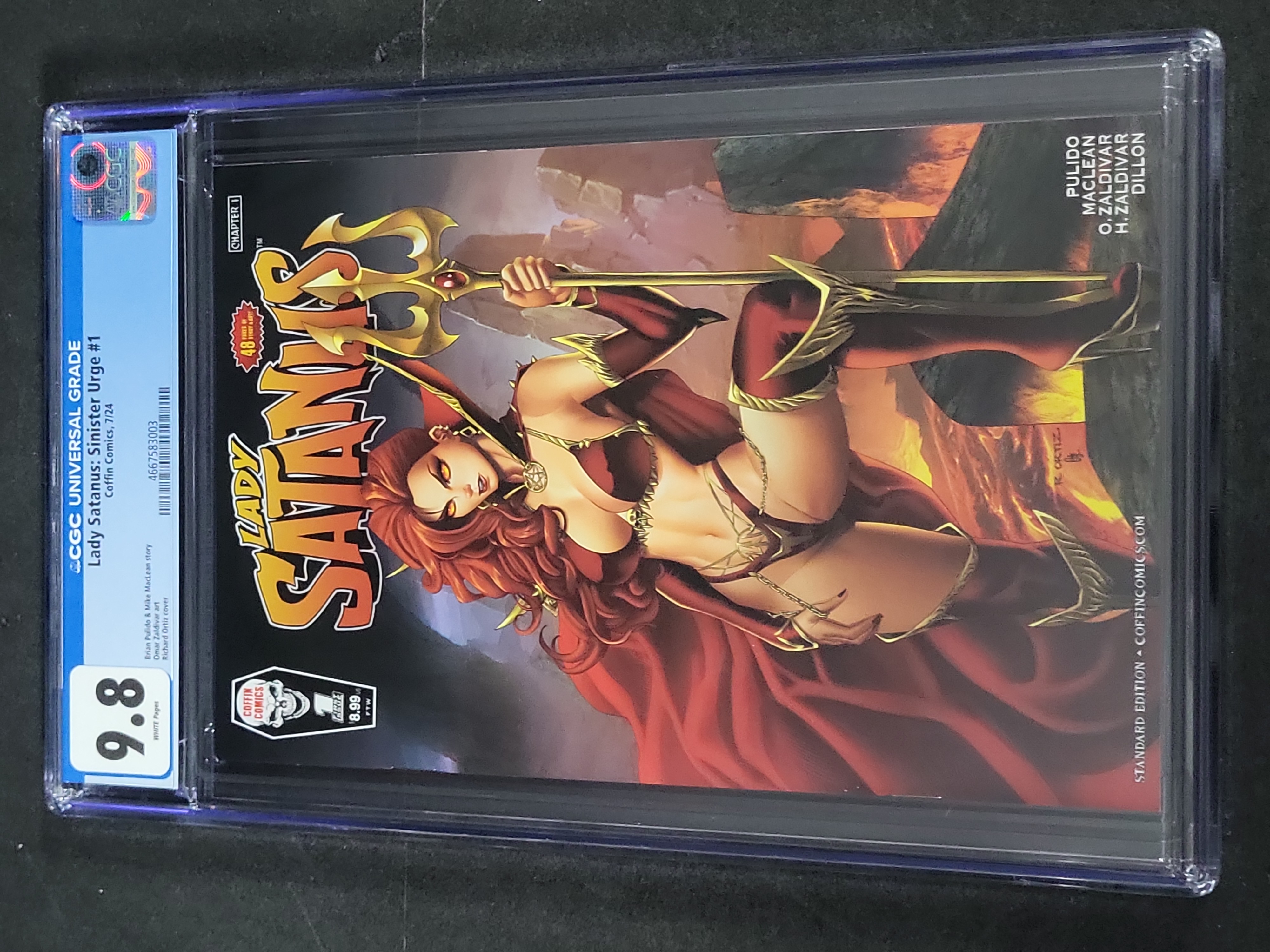 I03477 | Coffin Comics Lady Satanus Sinister Urge #1 Standard Edition CGC 9.8