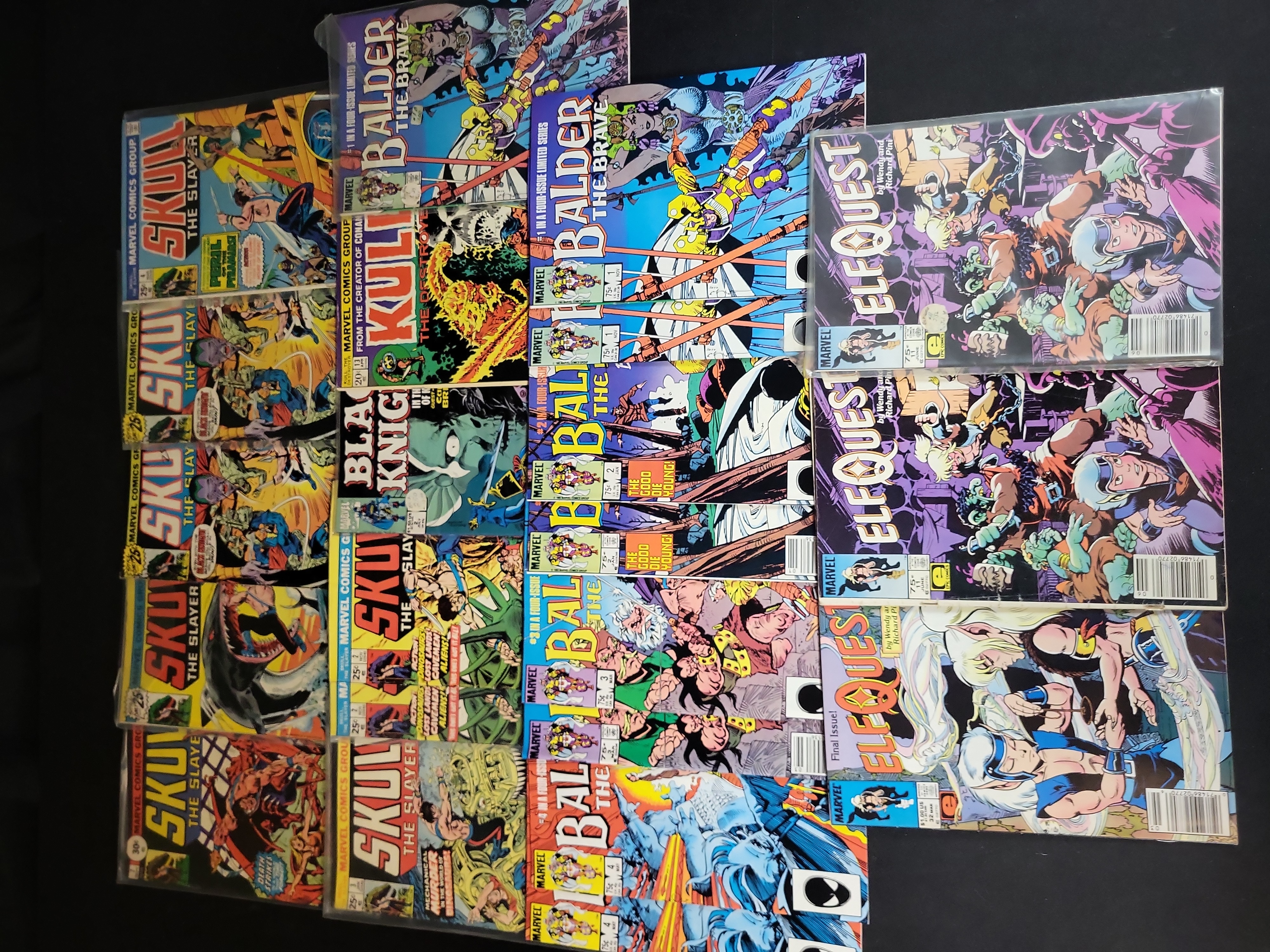 I03741 | A Collection of Vintage Marvel and Epic Comics Including Skull the Slayer and Balder the Brave