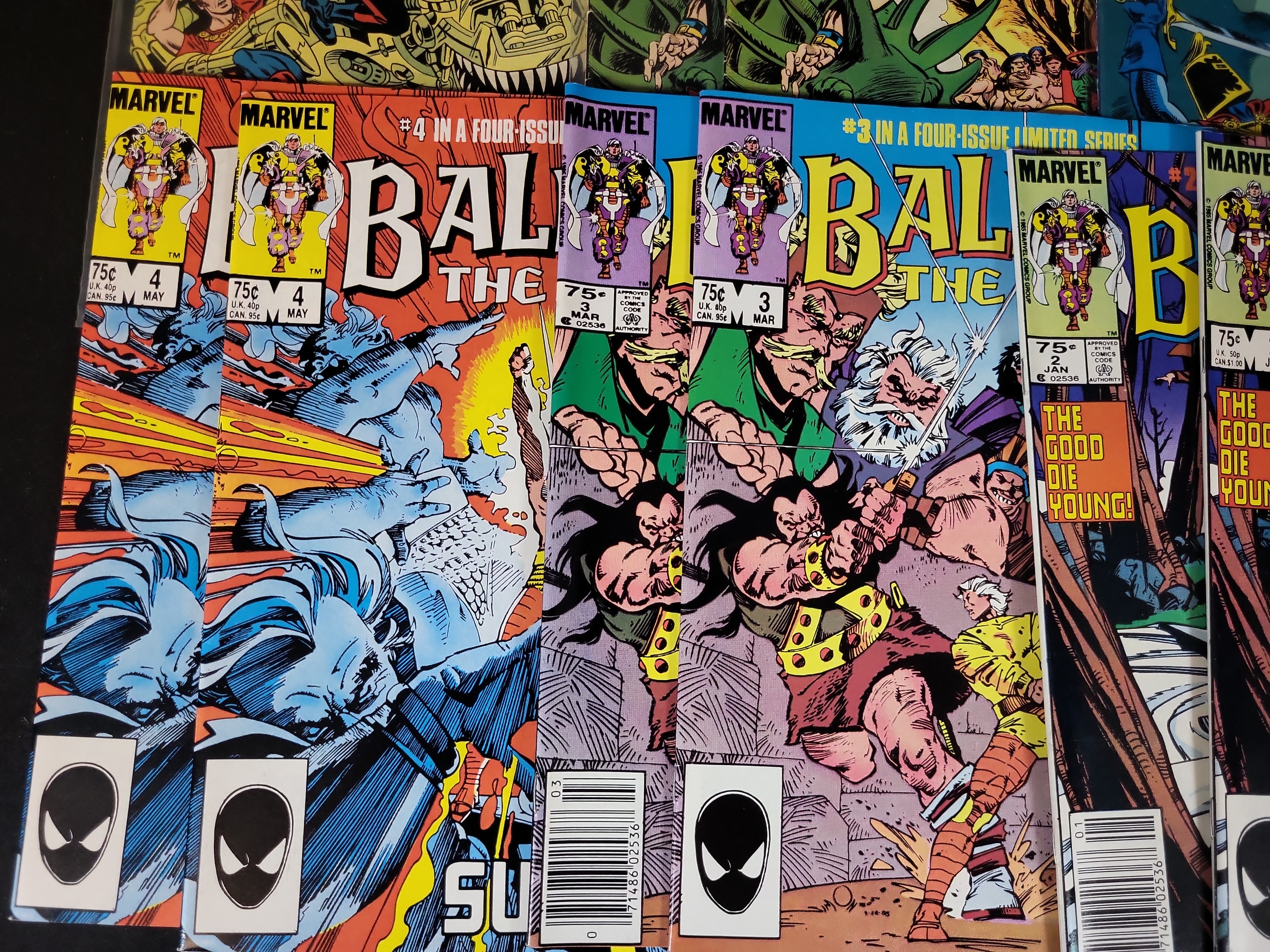 I03741 | A Collection of Vintage Marvel and Epic Comics Including Skull the Slayer and Balder the Brave