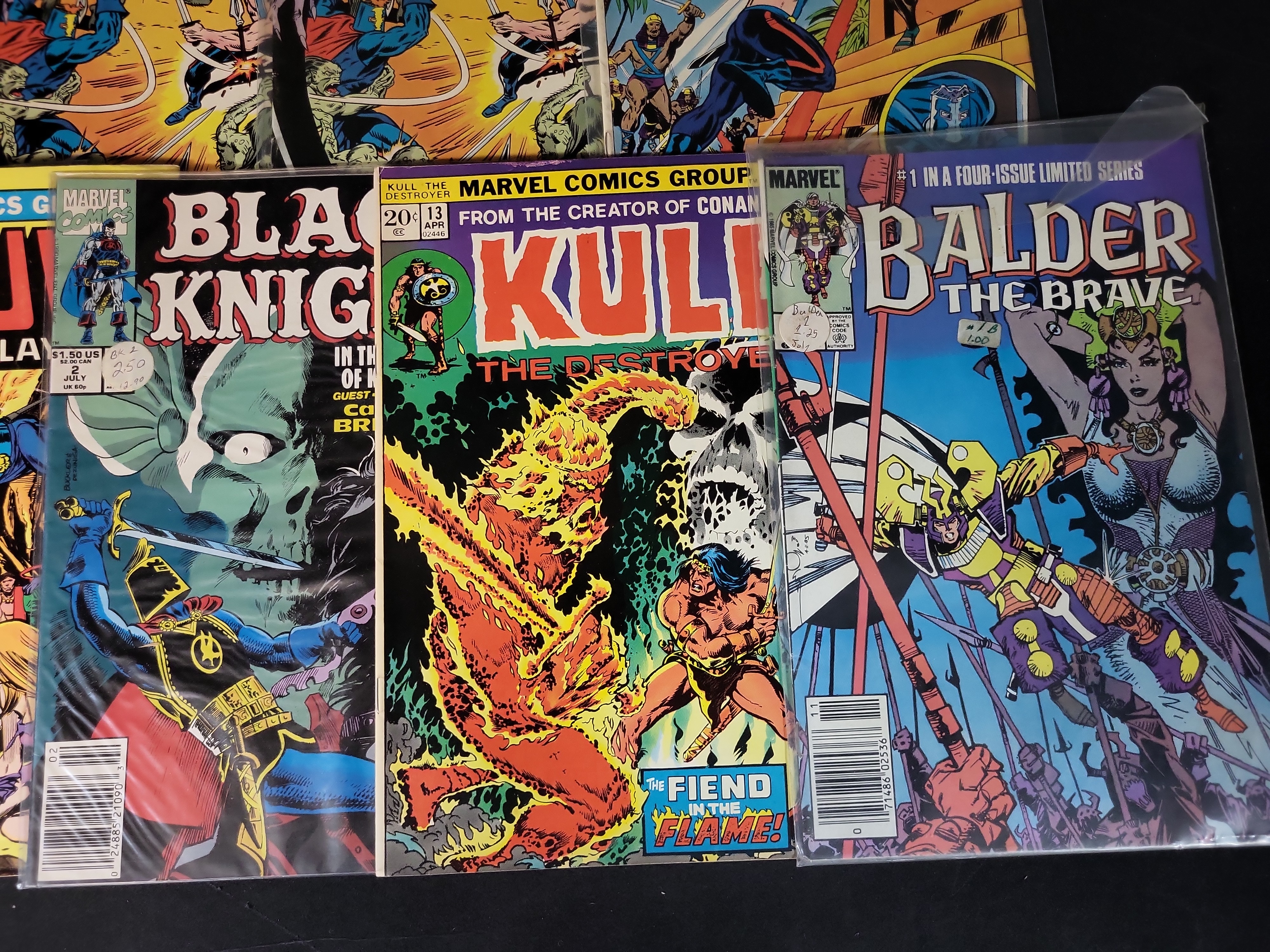 I03741 | A Collection of Vintage Marvel and Epic Comics Including Skull the Slayer and Balder the Brave