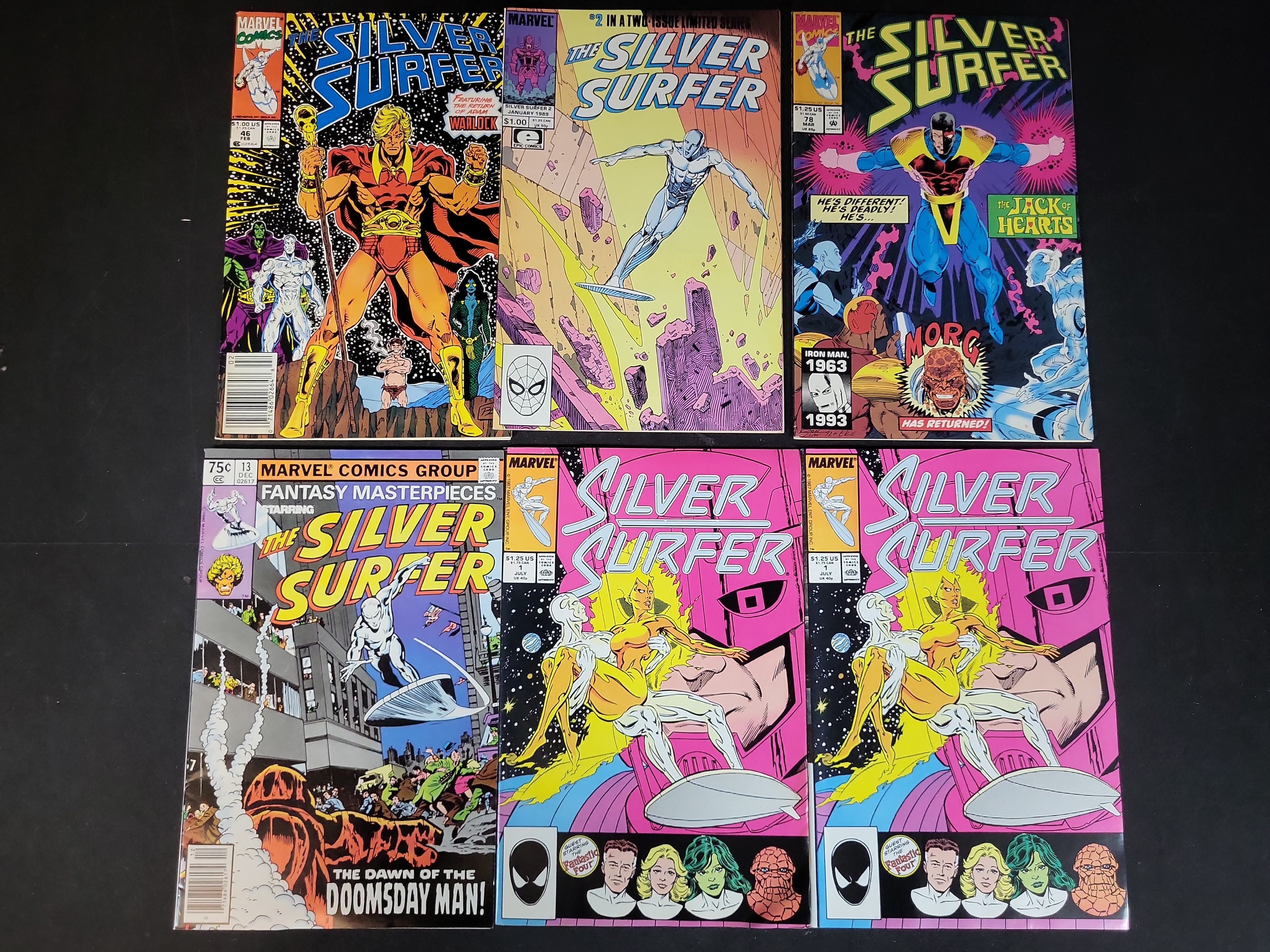 I03749 | A Collection of Marvel Silver Surfer Comic Books