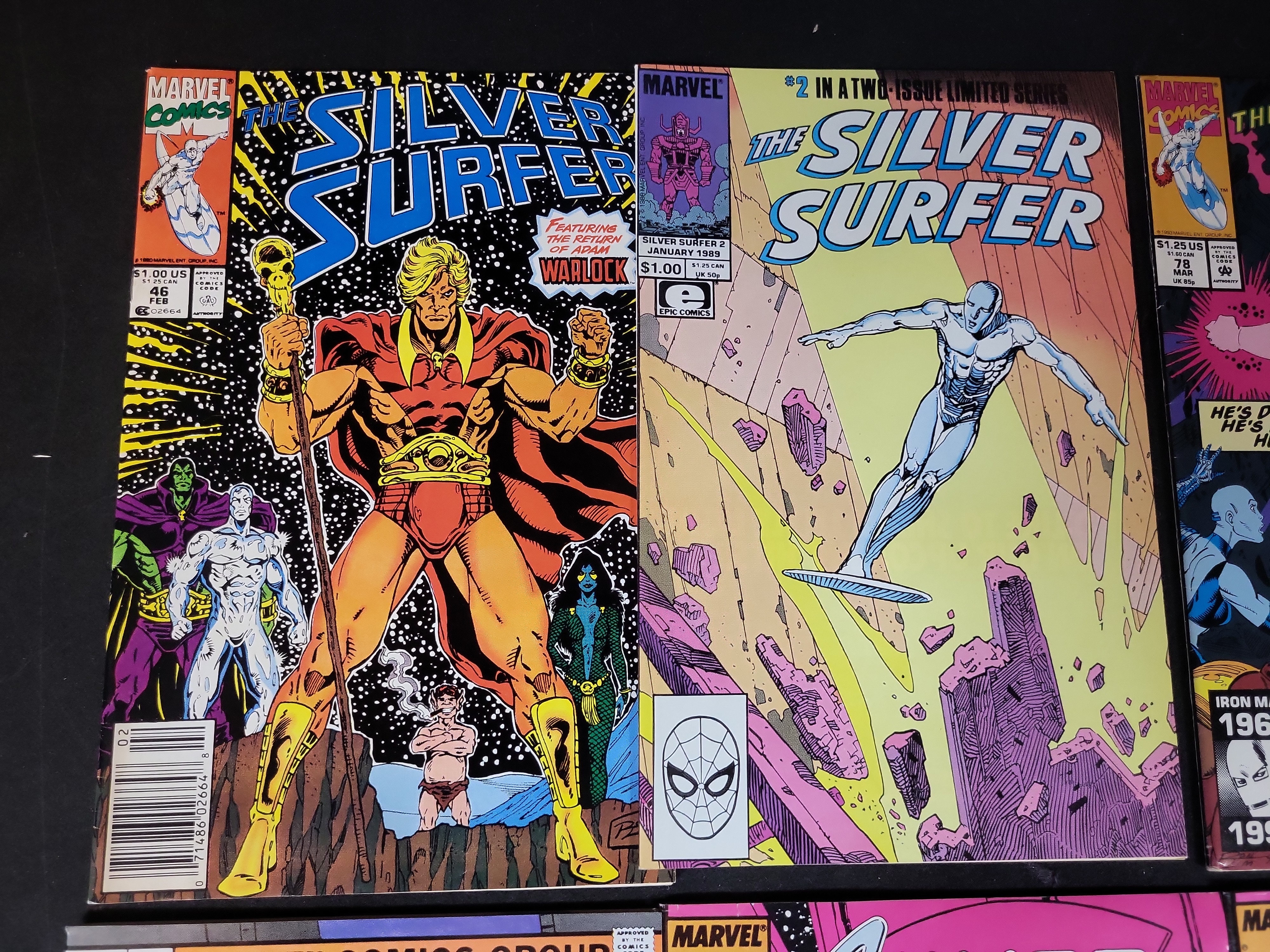 I03749 | A Collection of Marvel Silver Surfer Comic Books