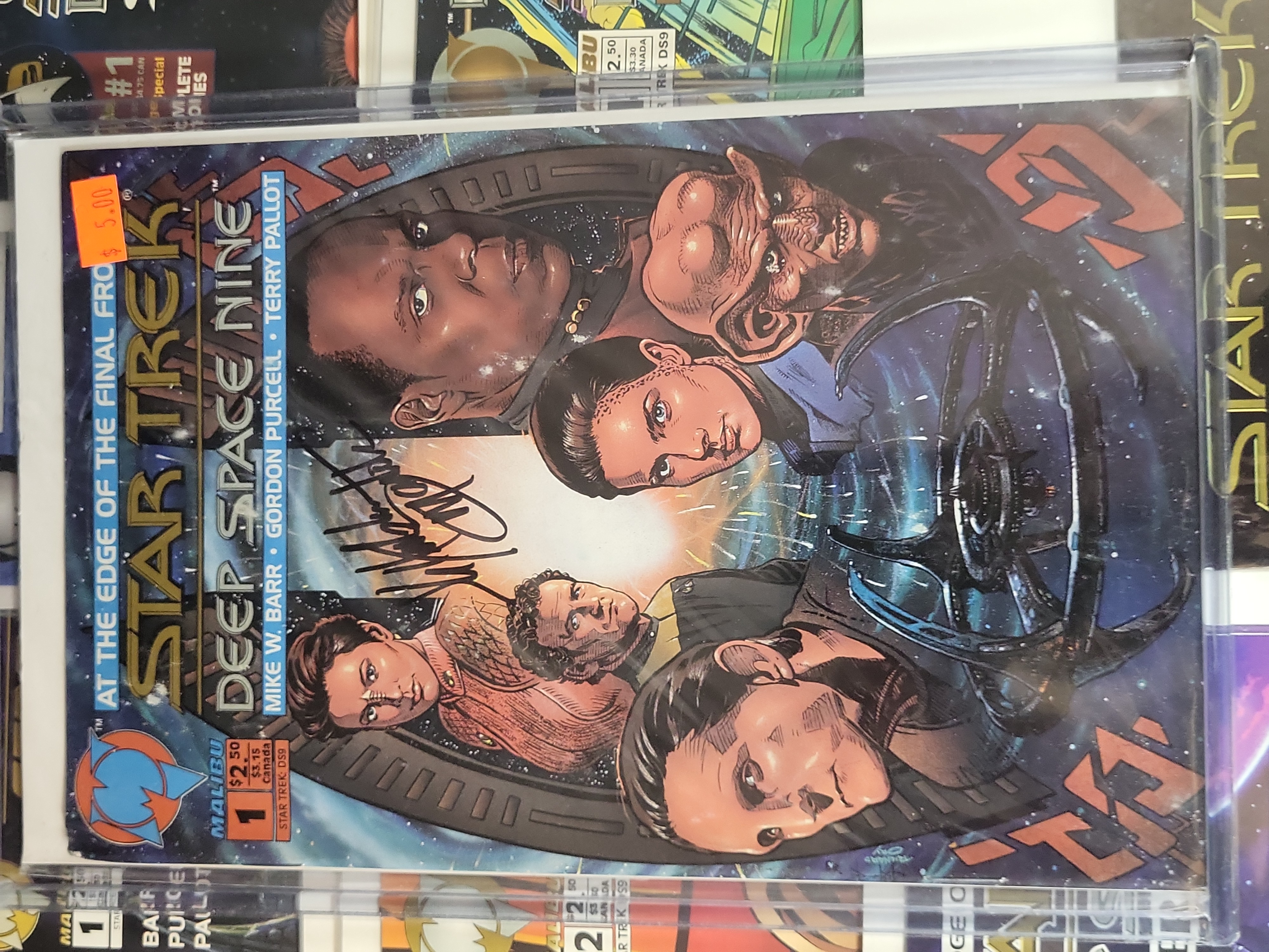 I03780 | A Collection of Star Trek Comic Books Including Malibu Deep Space Nine and IDW Publishing Titles