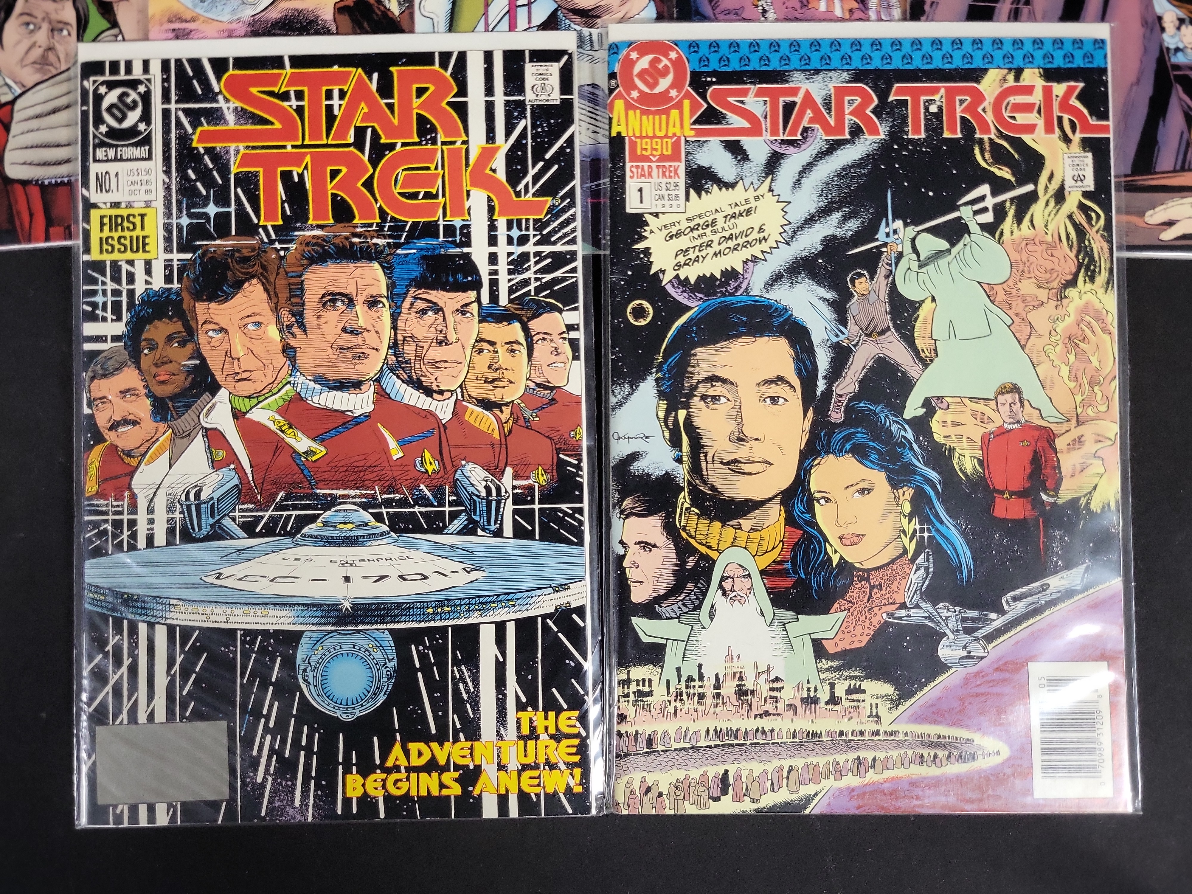 I03781 | A Collection of Vintage DC Comics Star Trek Comic Books