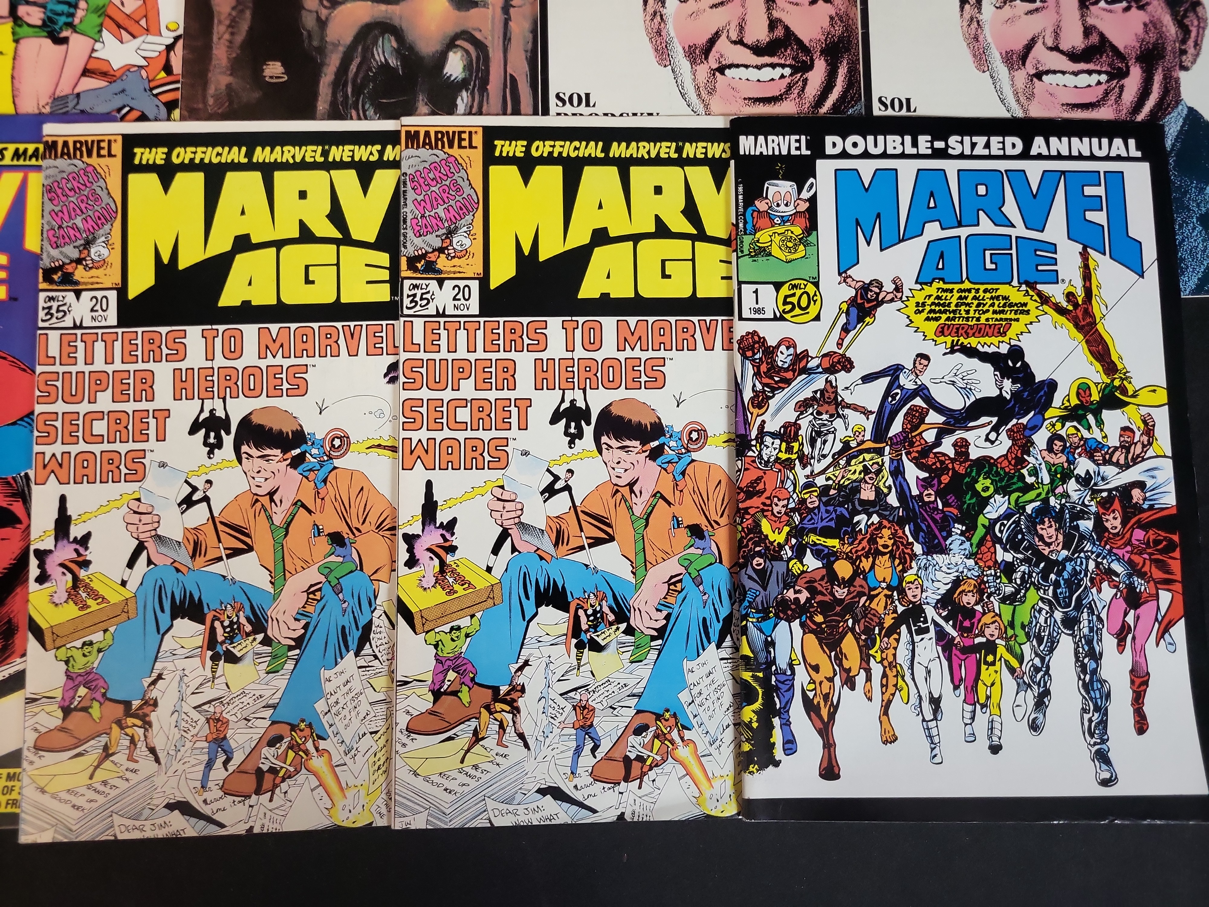 I03676 | A Collection of 20 Marvel Age Comic Books Including Key Issues and 1985 Annual