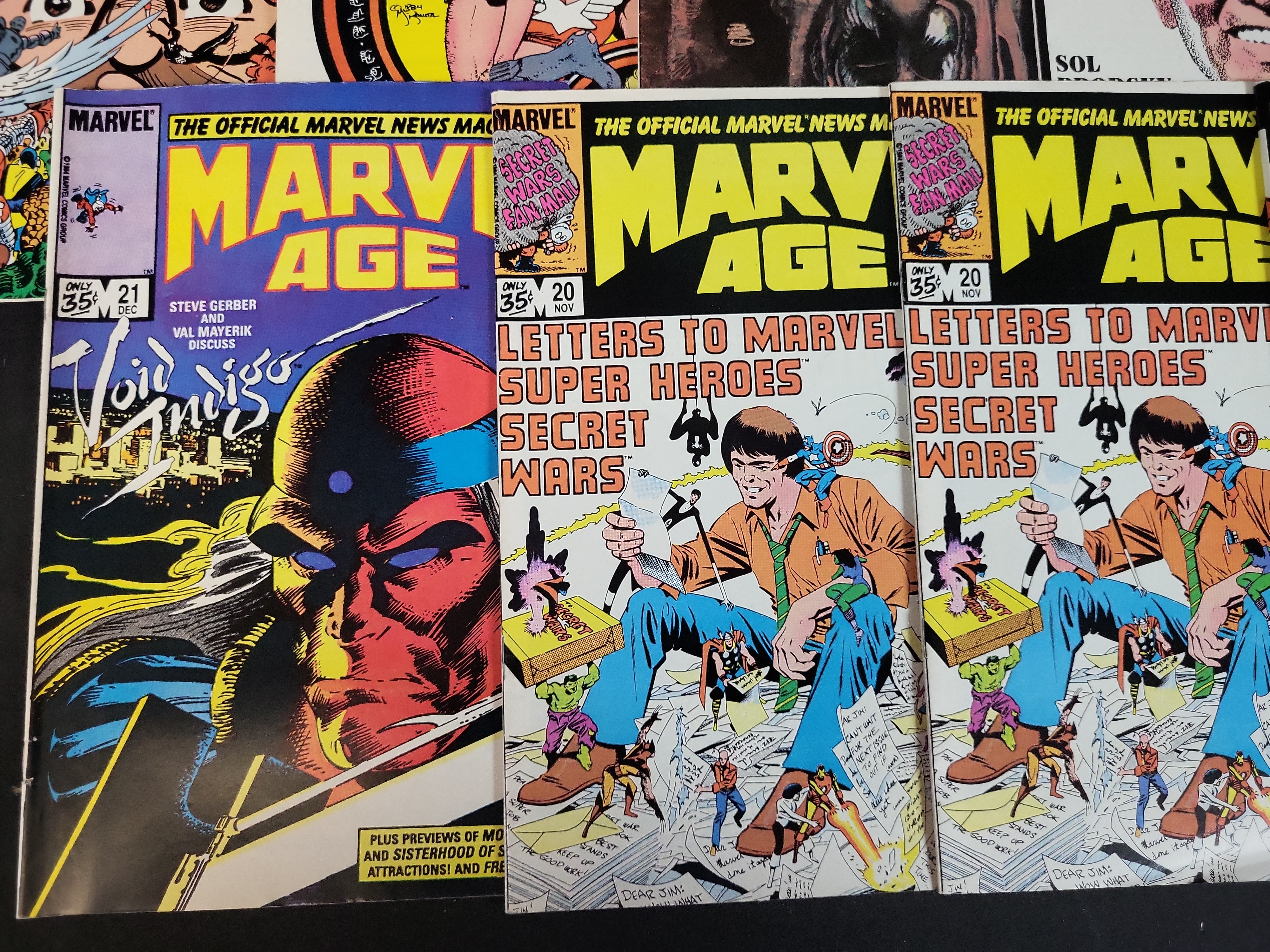I03676 | A Collection of 20 Marvel Age Comic Books Including Key Issues and 1985 Annual