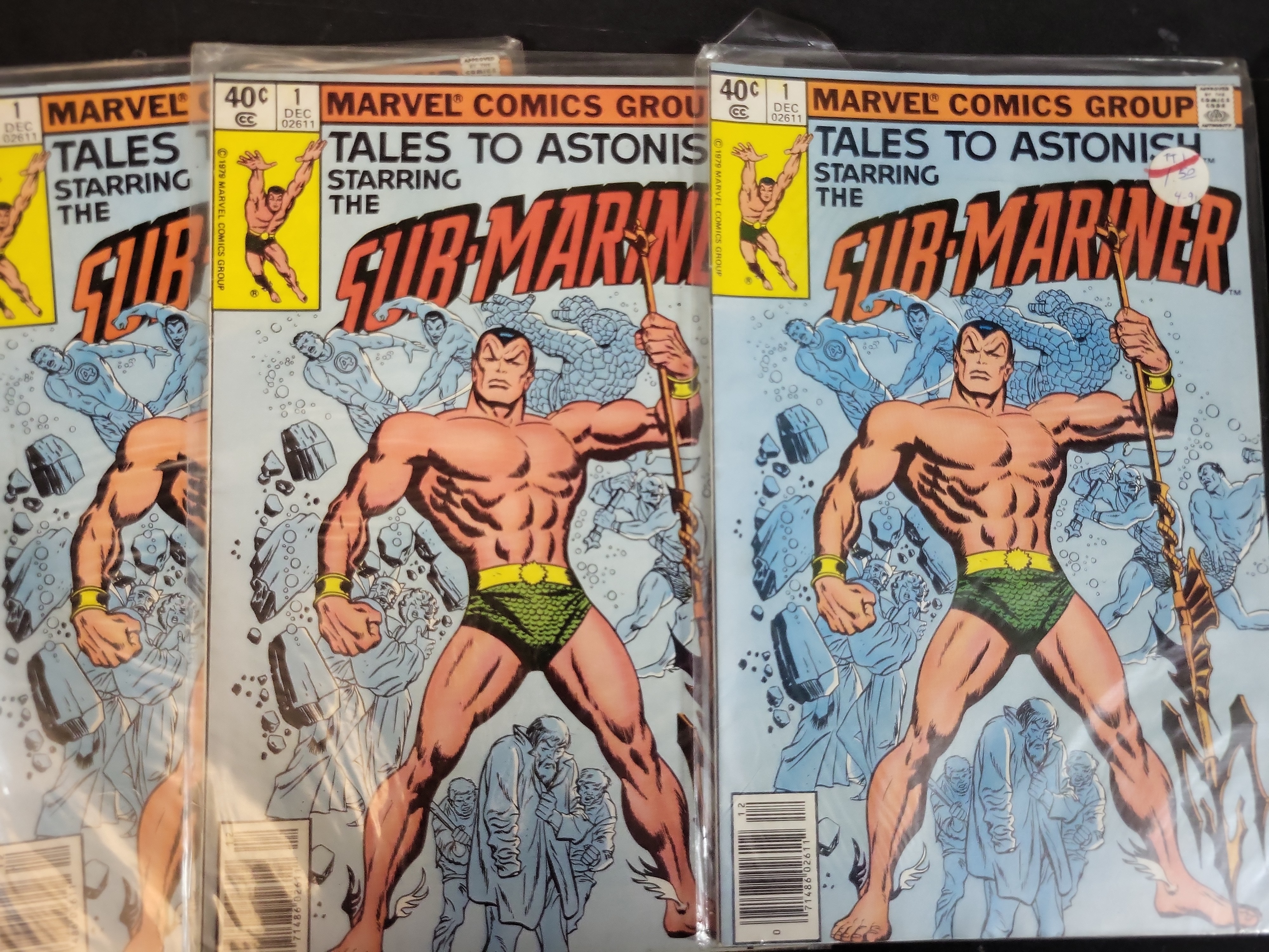 I03689 | A Lot of 10 Marvel Comics Featuring Prince Namor the Sub-Mariner Including Limited Series and Bronze Age Issues
