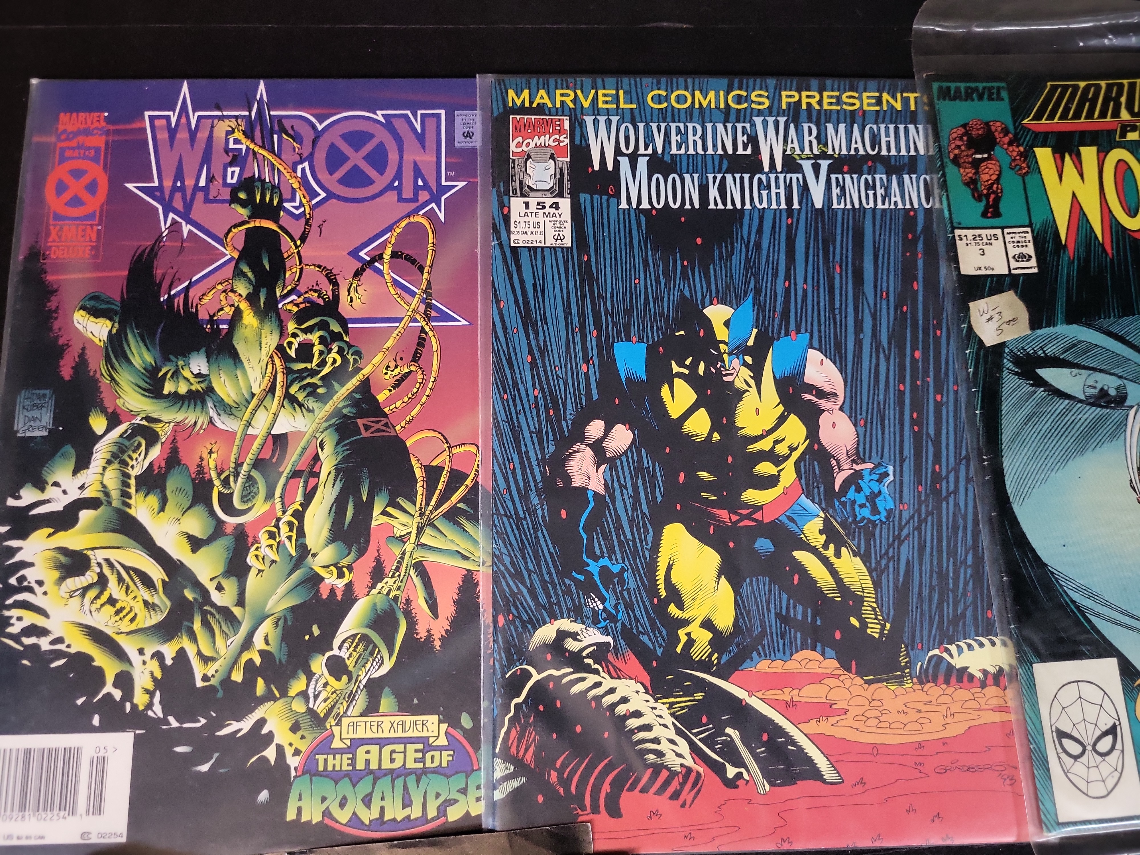 I03692 | Nine Marvel Comic Books Featuring Wolverine and Weapon X