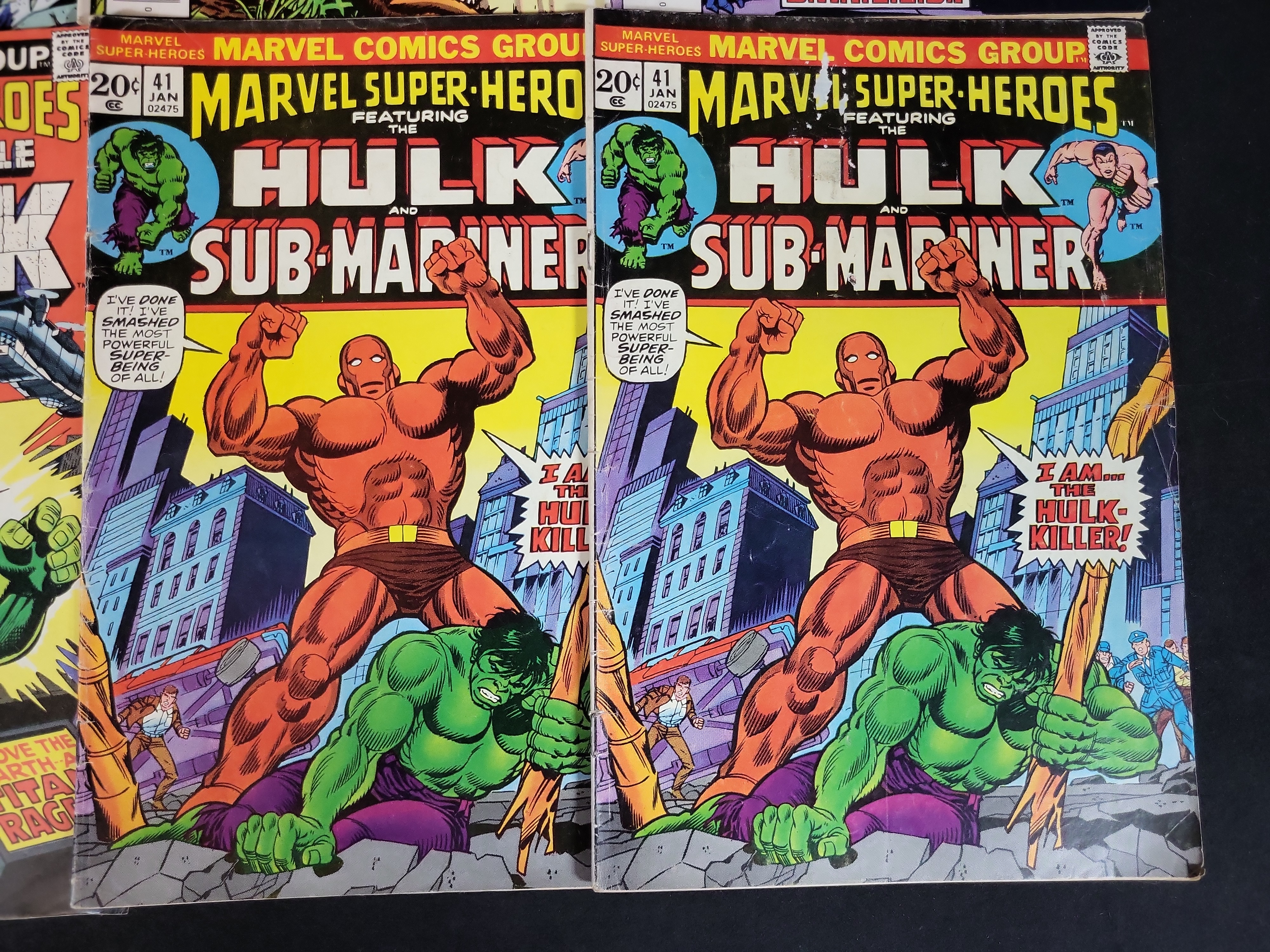 I03710 | A Collection of Marvel Super-Heroes Incredible Hulk Comic Books, Issues 41-65