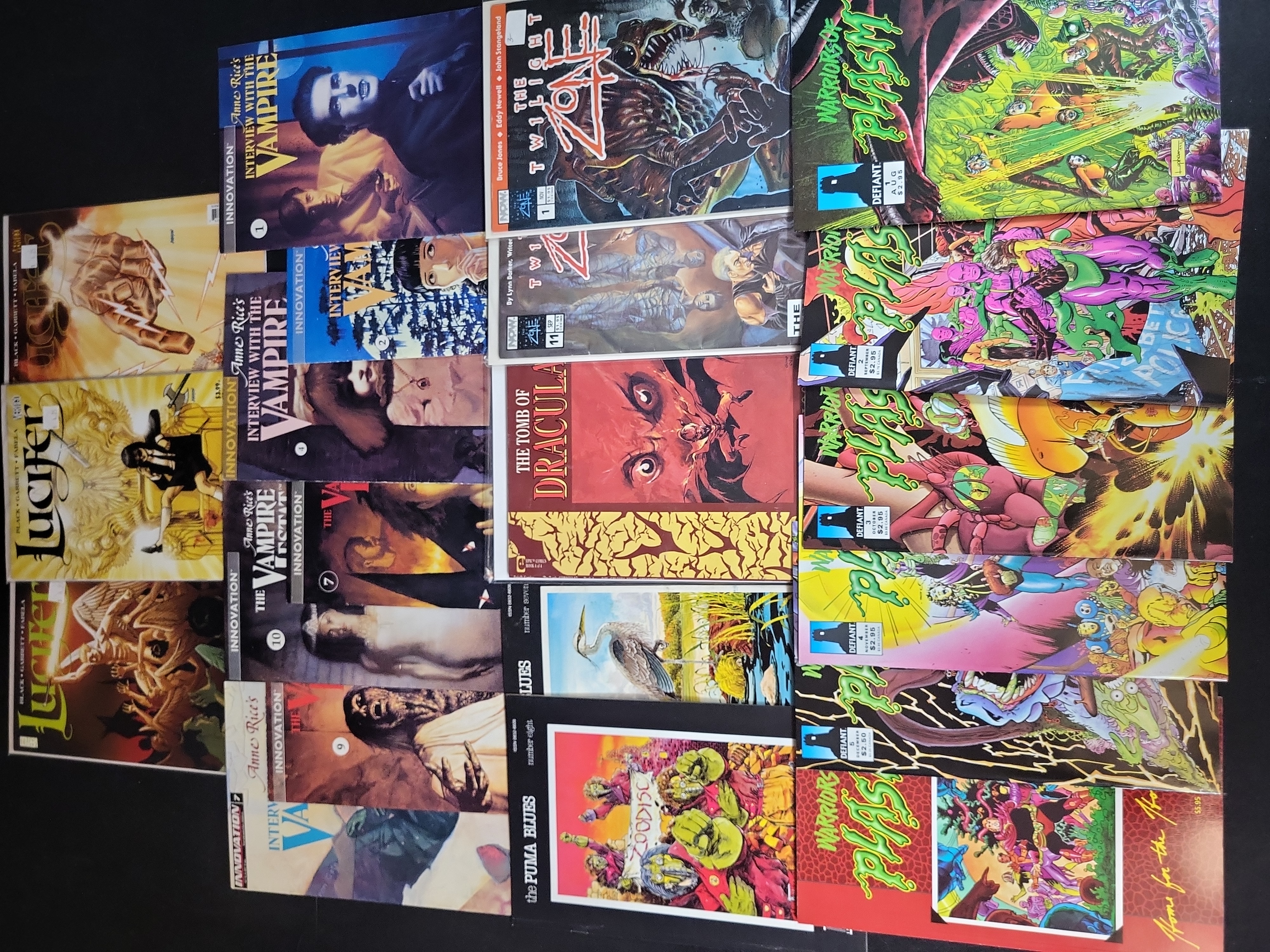 I03611 | An Assortment of approximately 20 Independent and Major Publisher Comic Books including Vertigo, Innovation, and Defiant Titles