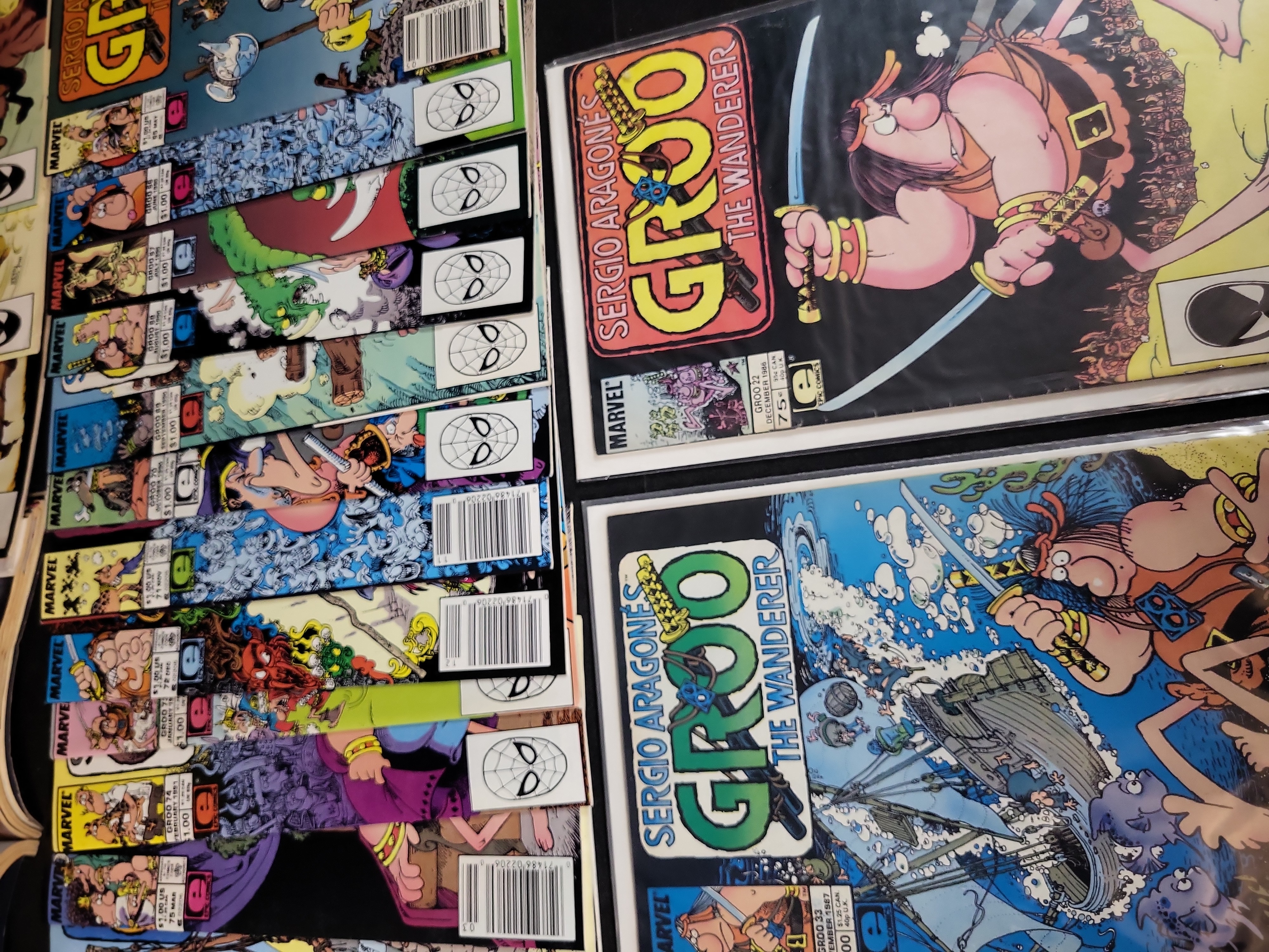 I03614 | A Collection of 22 Marvel and Epic Comics Featuring Groo the Wanderer, ElfQuest, and The Pirates of Dark Water