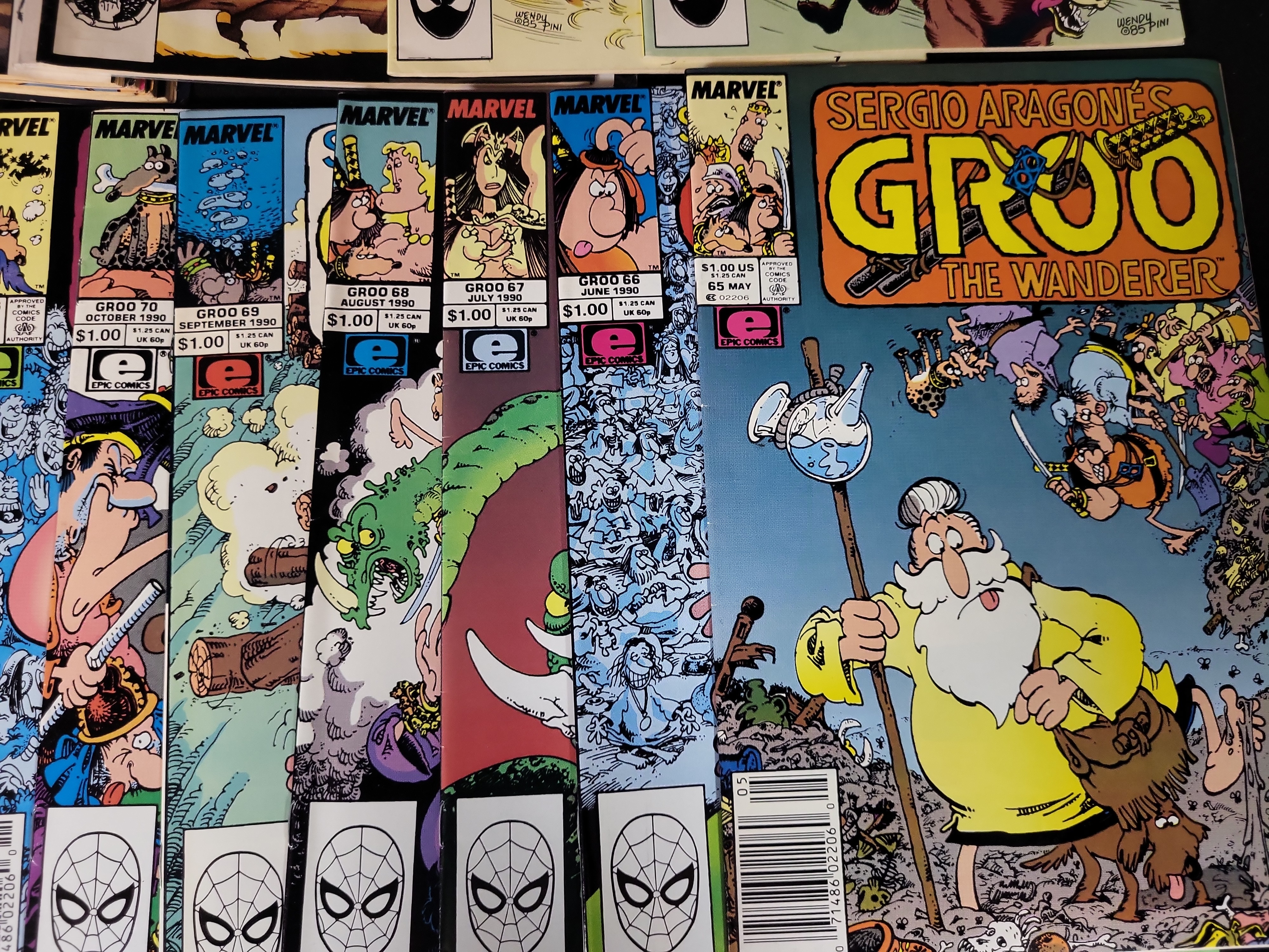 I03614 | A Collection of 22 Marvel and Epic Comics Featuring Groo the Wanderer, ElfQuest, and The Pirates of Dark Water