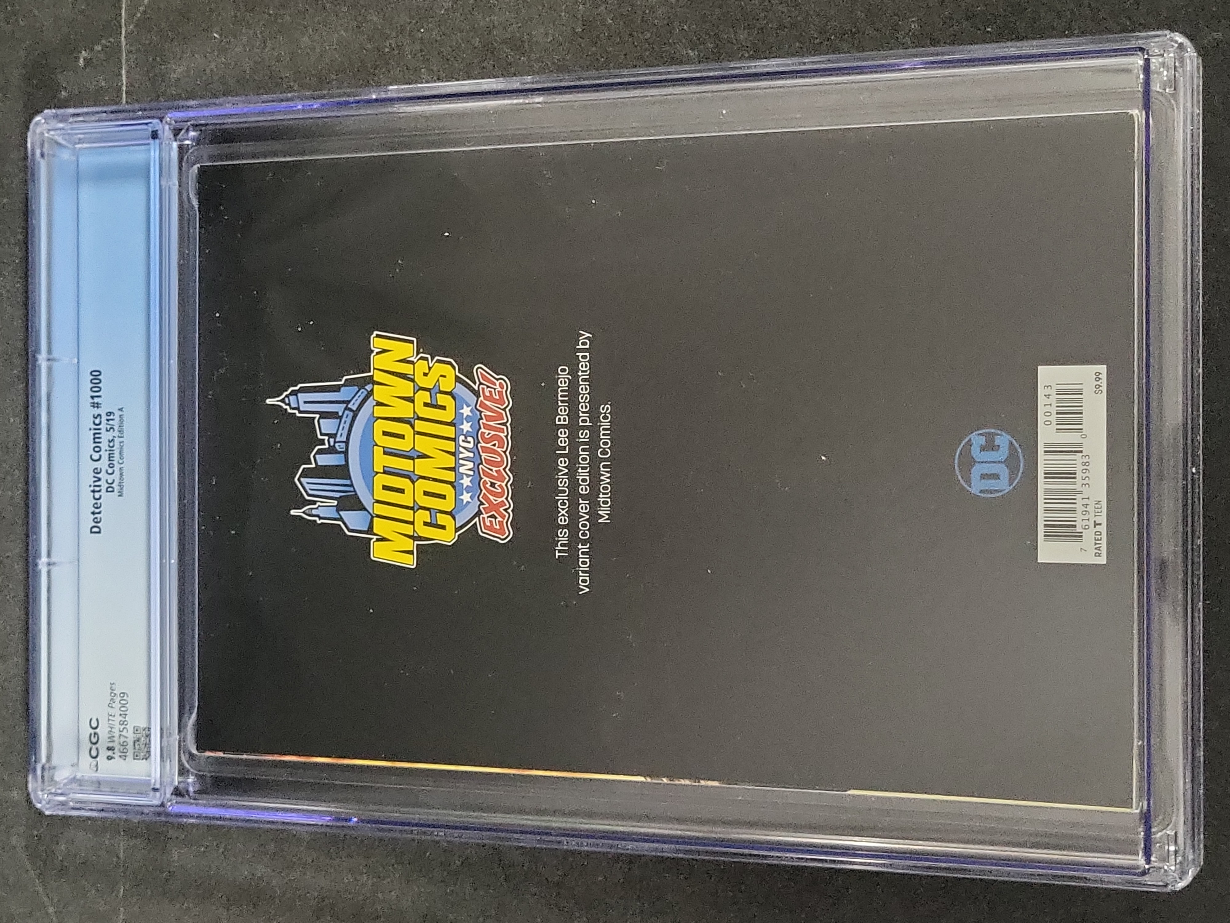 I03488 | Detective Comics #1000 Midtown Comics Exclusive Variant A Lee Bermejo Cover CGC 9.8