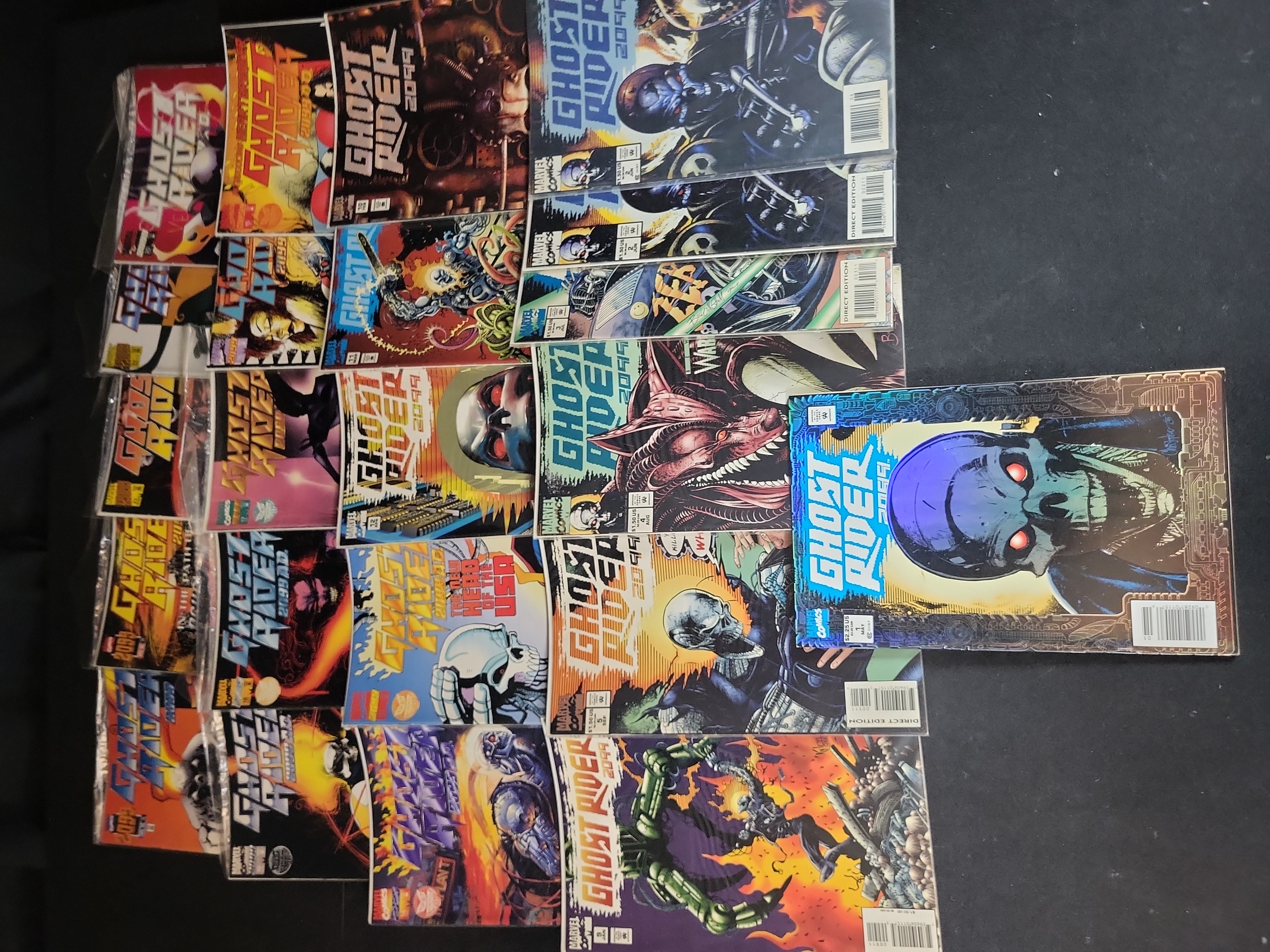 I03756 | A Collection of Marvel Comics Ghost Rider 2099 and Ghost Rider 2099 A.D. Comic Books
