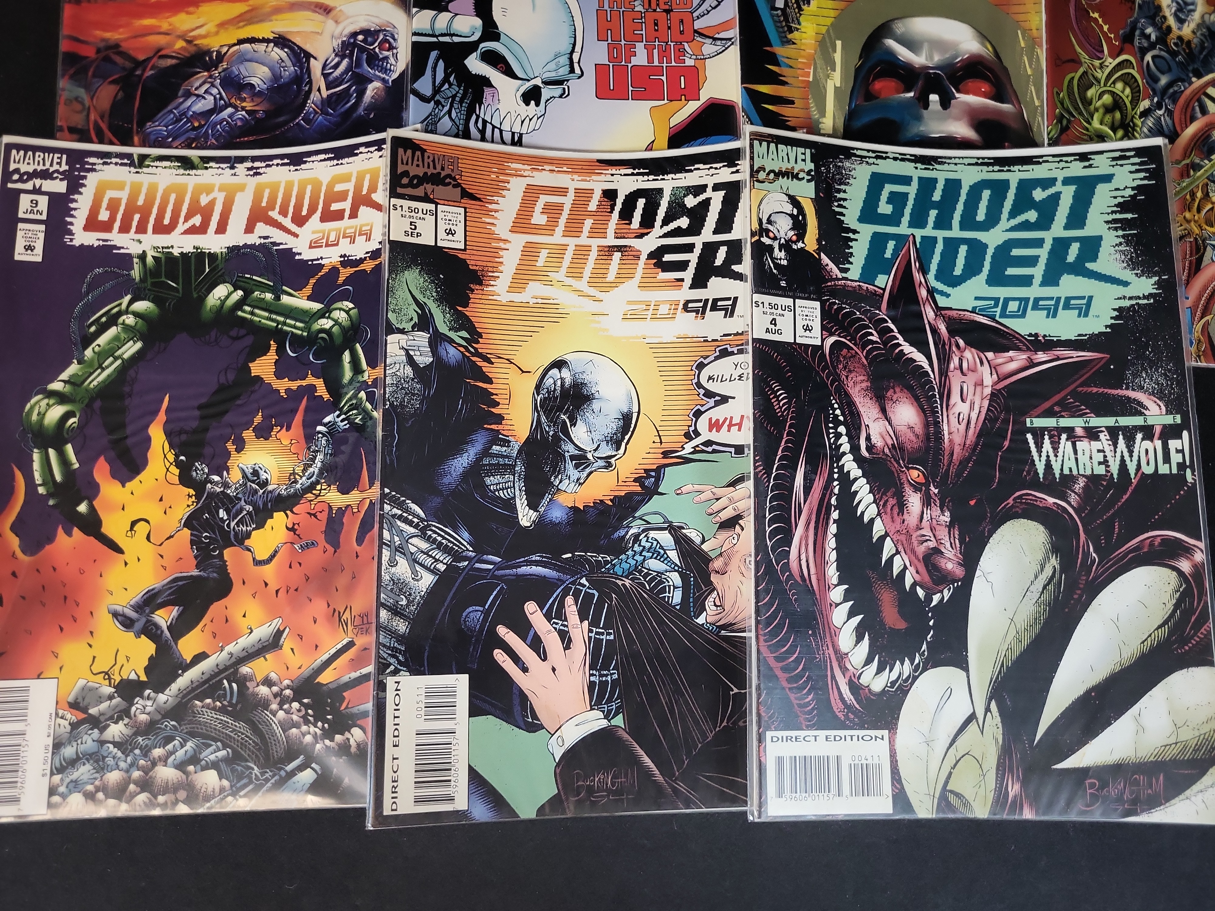 I03756 | A Collection of Marvel Comics Ghost Rider 2099 and Ghost Rider 2099 A.D. Comic Books