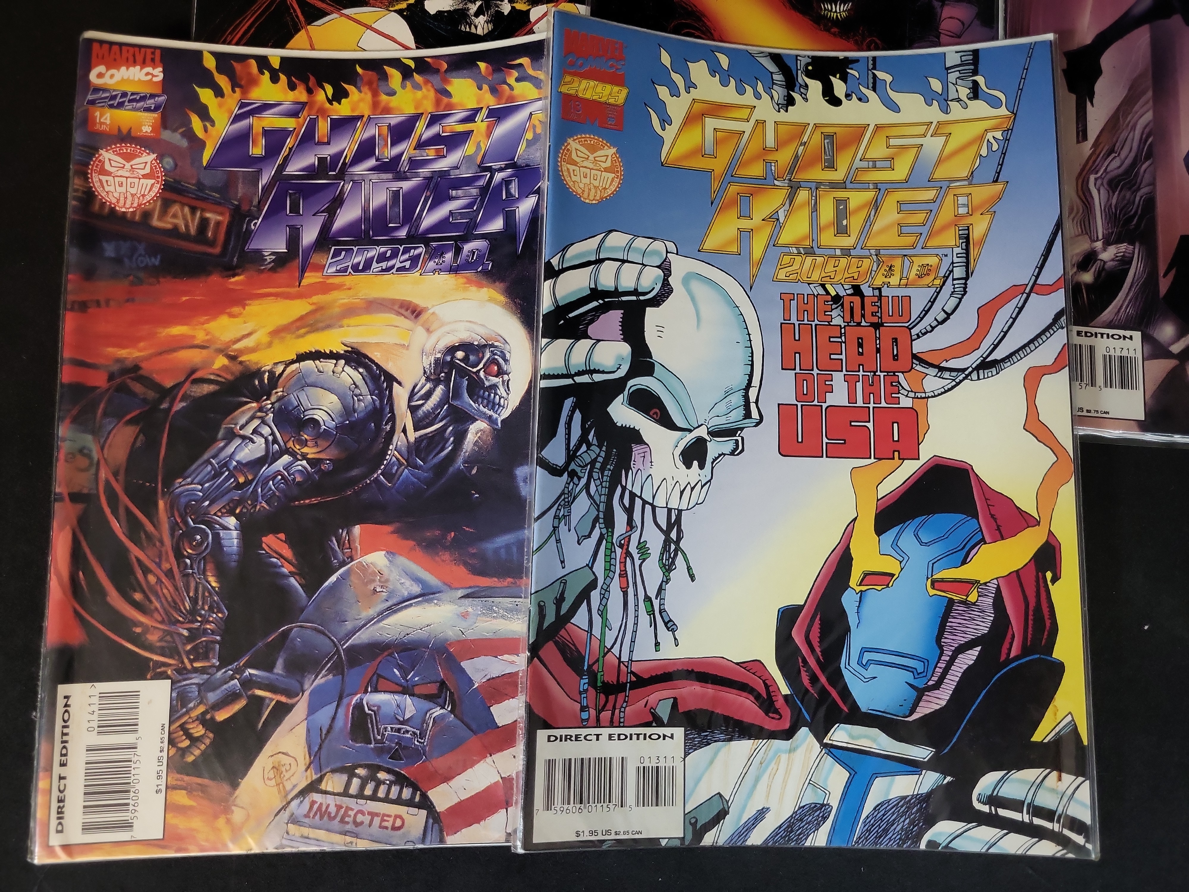 I03756 | A Collection of Marvel Comics Ghost Rider 2099 and Ghost Rider 2099 A.D. Comic Books