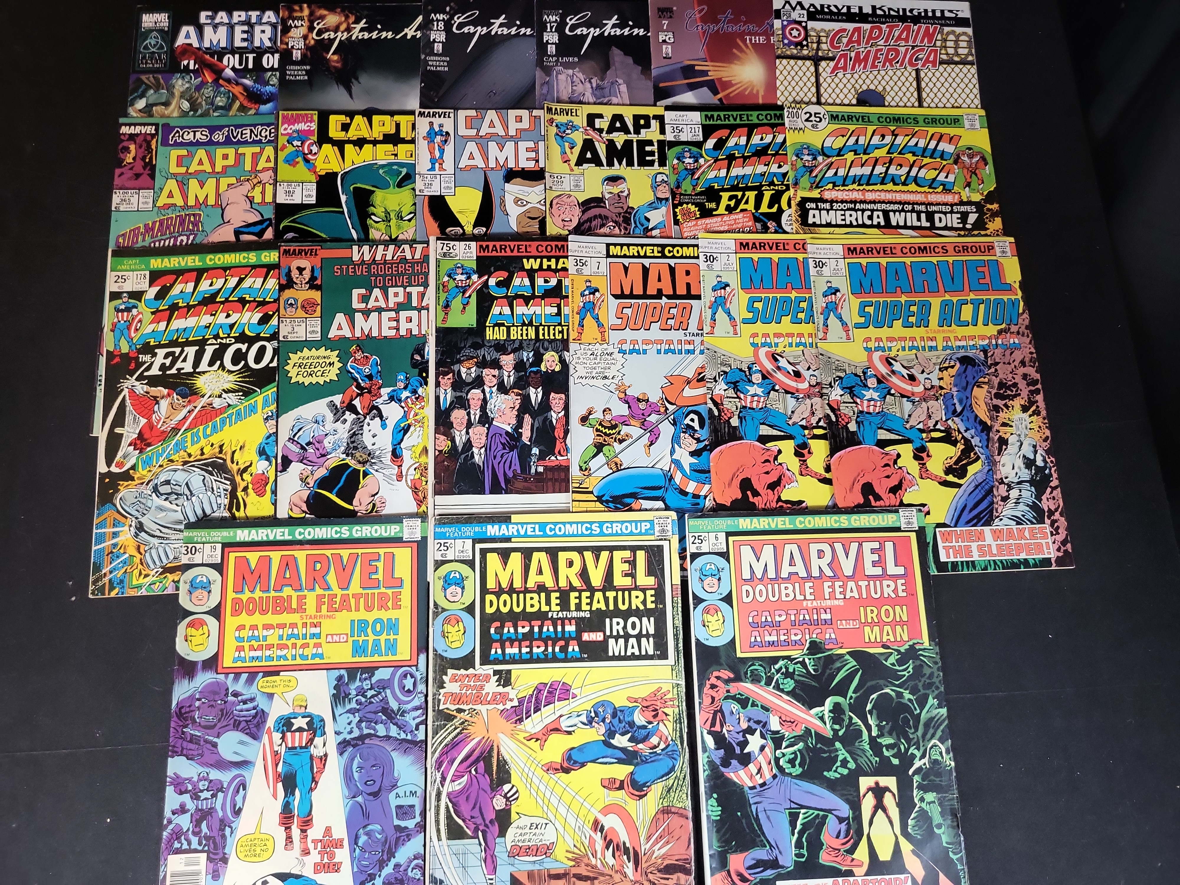 I03778 | A Collection of Captain America and Marvel Comic Books, Multiple Eras