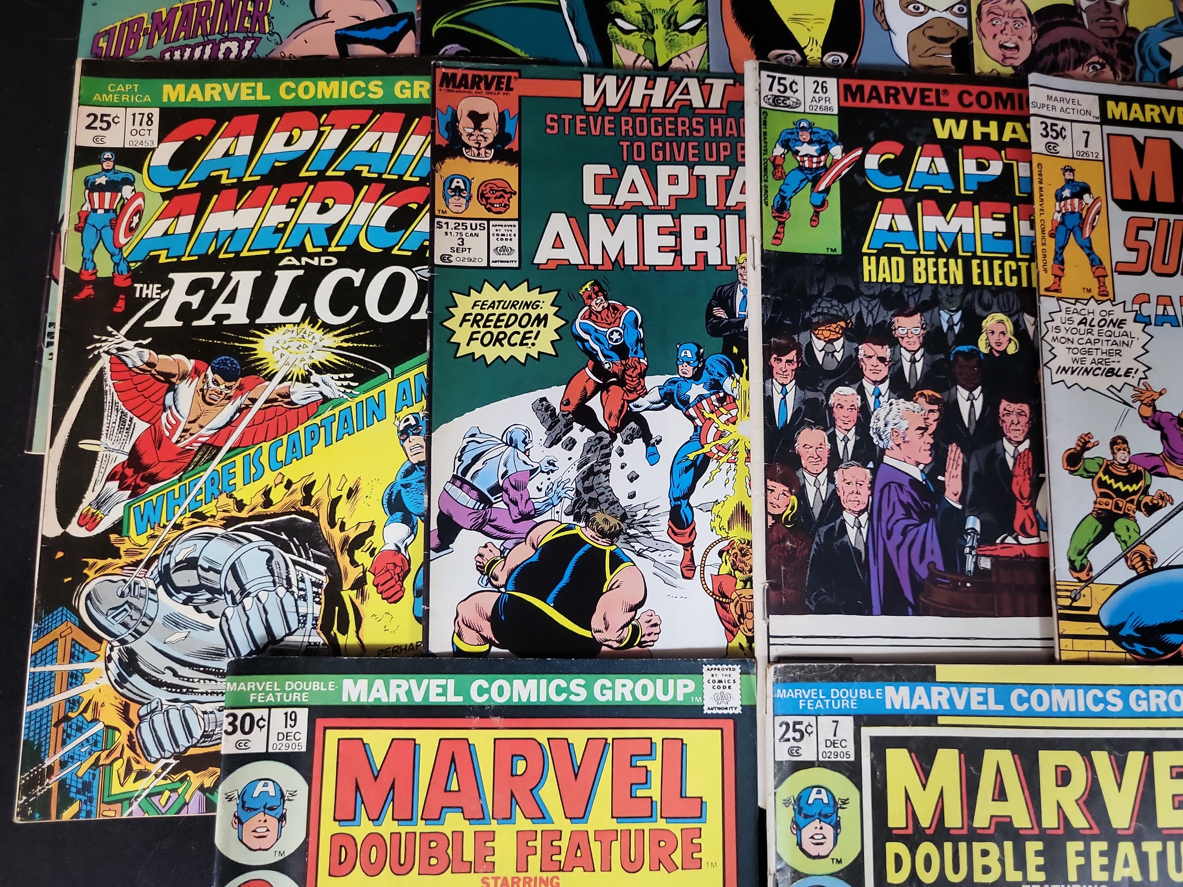 I03778 | A Collection of Captain America and Marvel Comic Books, Multiple Eras