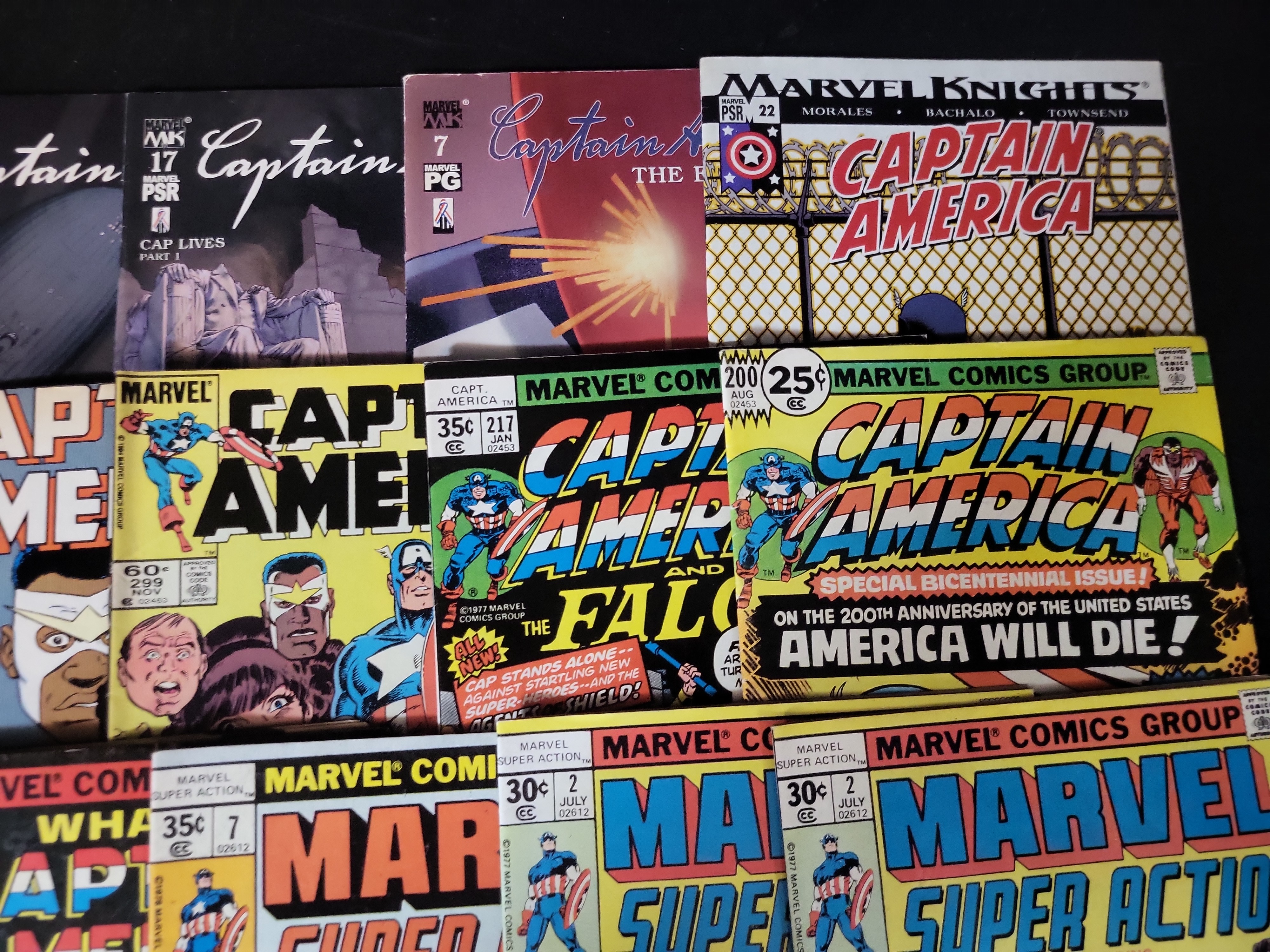 I03778 | A Collection of Captain America and Marvel Comic Books, Multiple Eras
