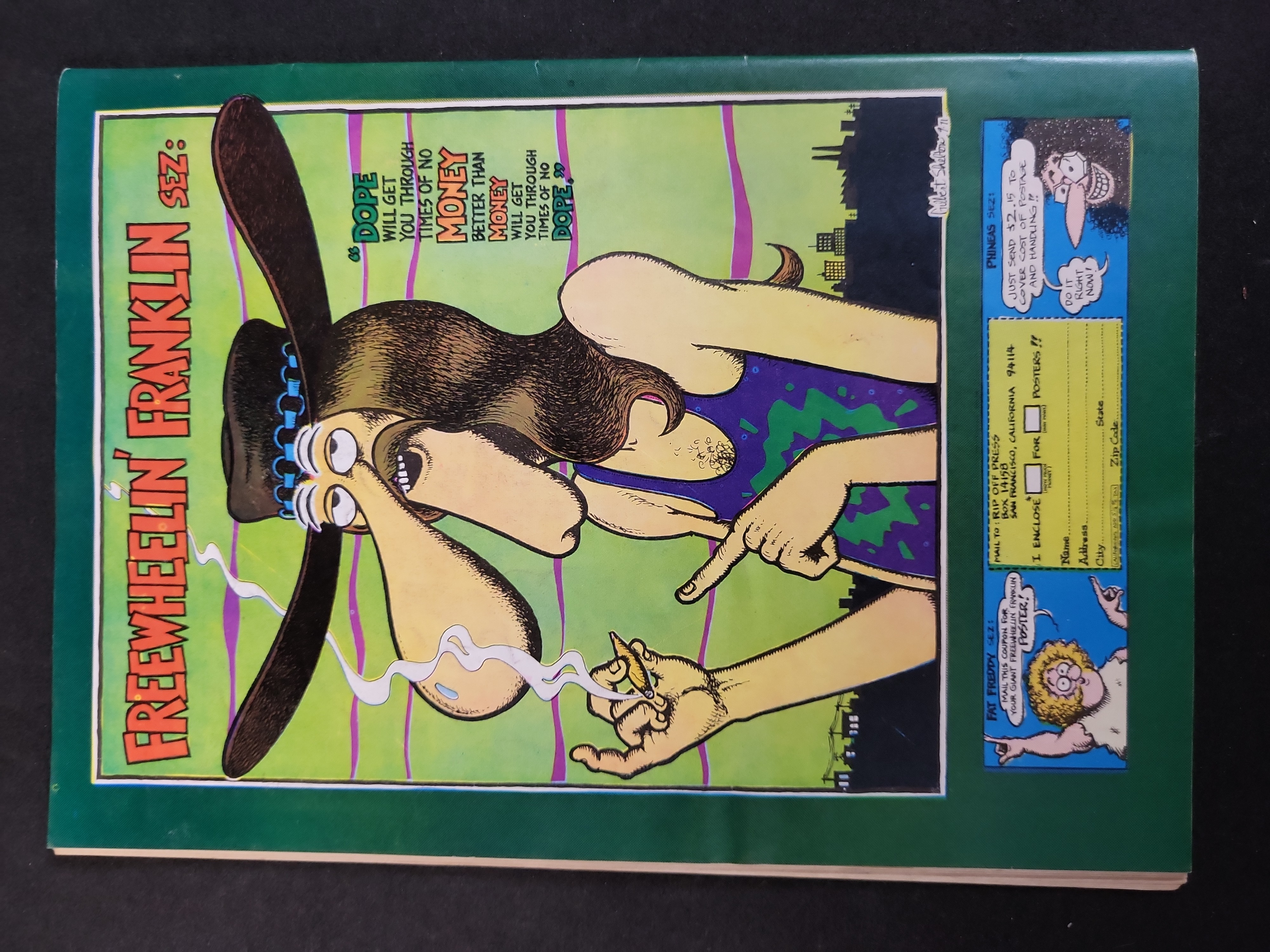 I03670 | Two Underground Comic Books Including Beaver Comix No. 1 and Further Adventures of Those Fabulous Furry Freak Brothers