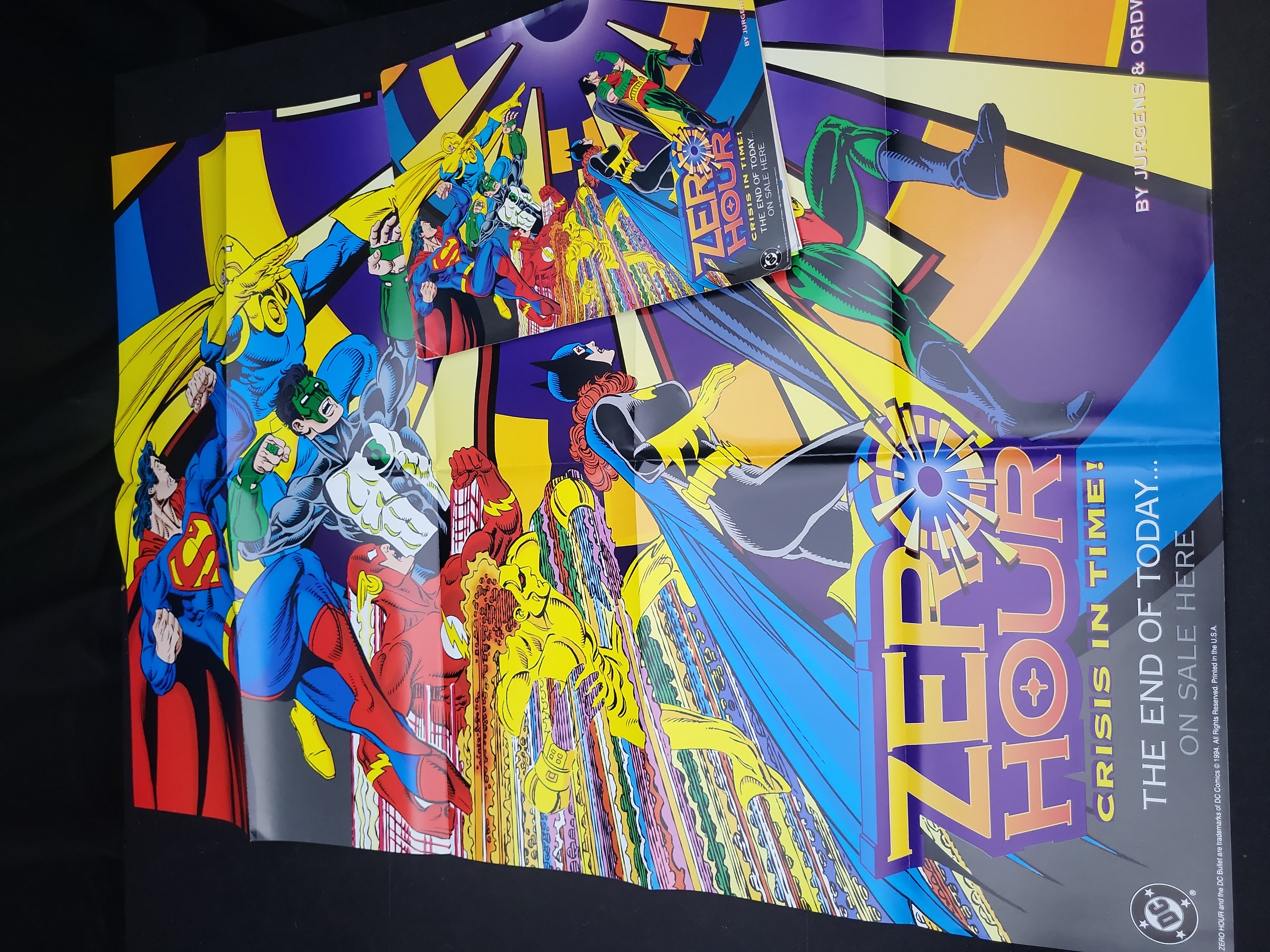 I03351 | DC Comics Zero Hour Crisis in Time Retailer Promotional Display Kit Collection 1994