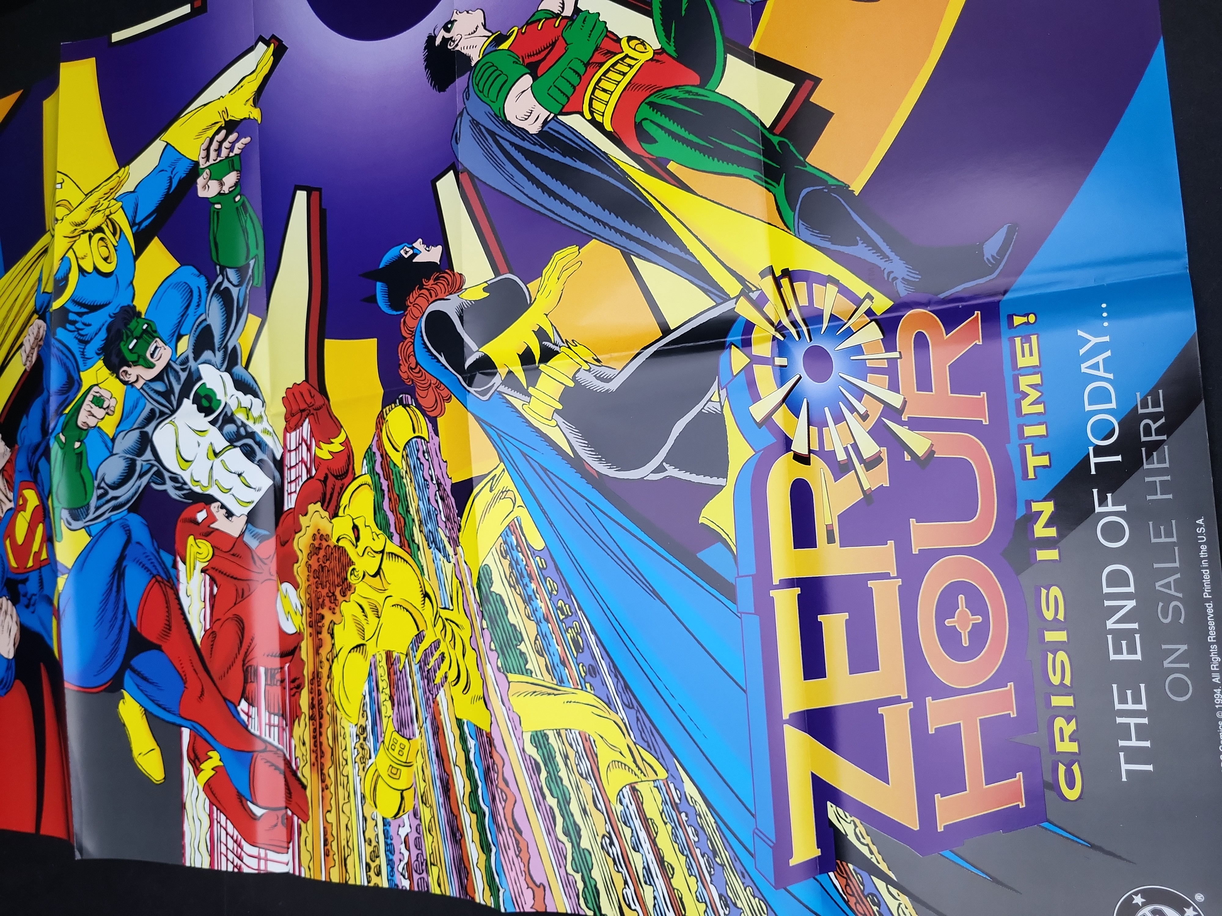 I03351 | DC Comics Zero Hour Crisis in Time Retailer Promotional Display Kit Collection 1994