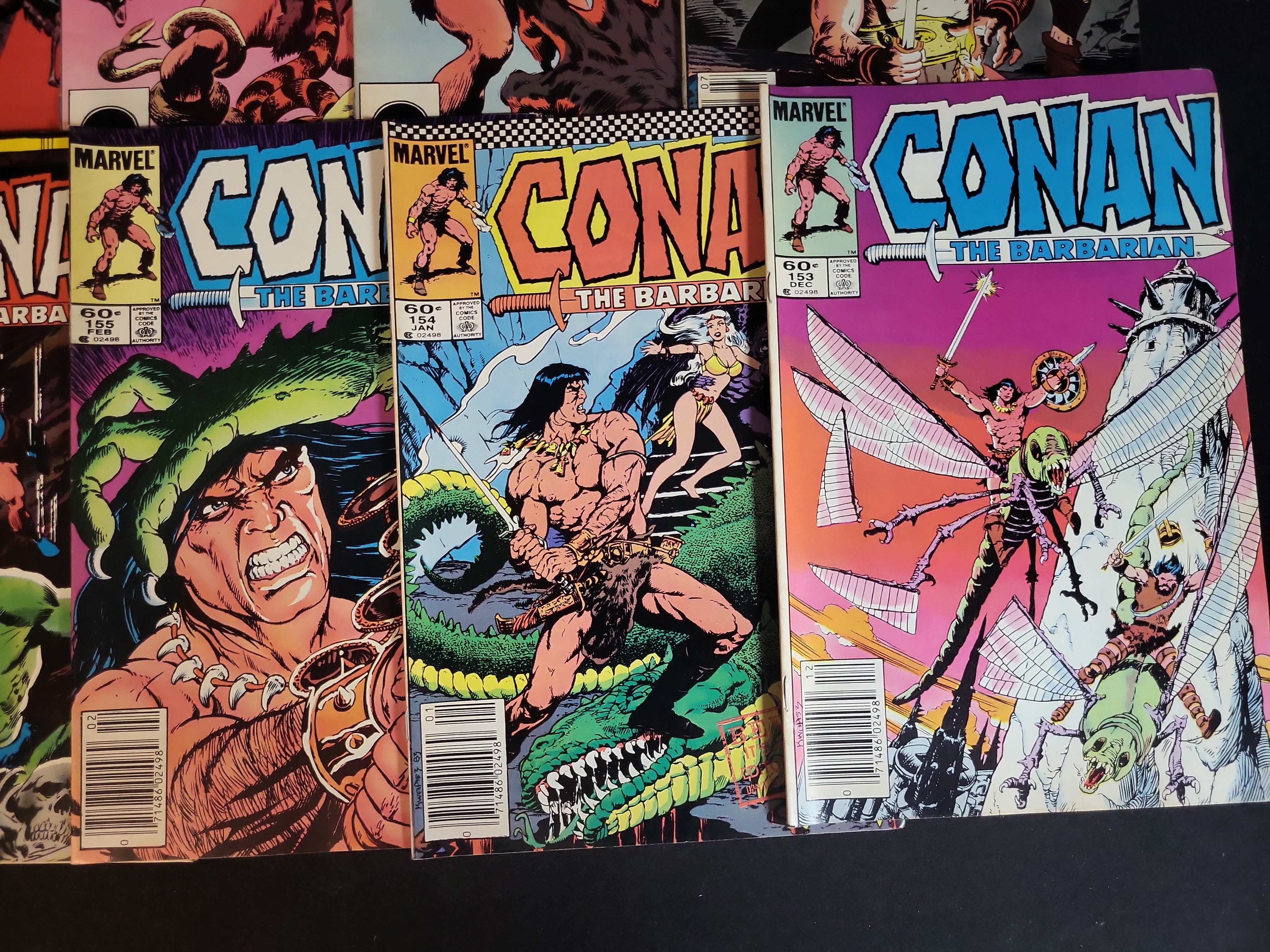 I02641 | Marvel Comics Group. Conan the Barbarian. 1982-1984. Issues 153-169.