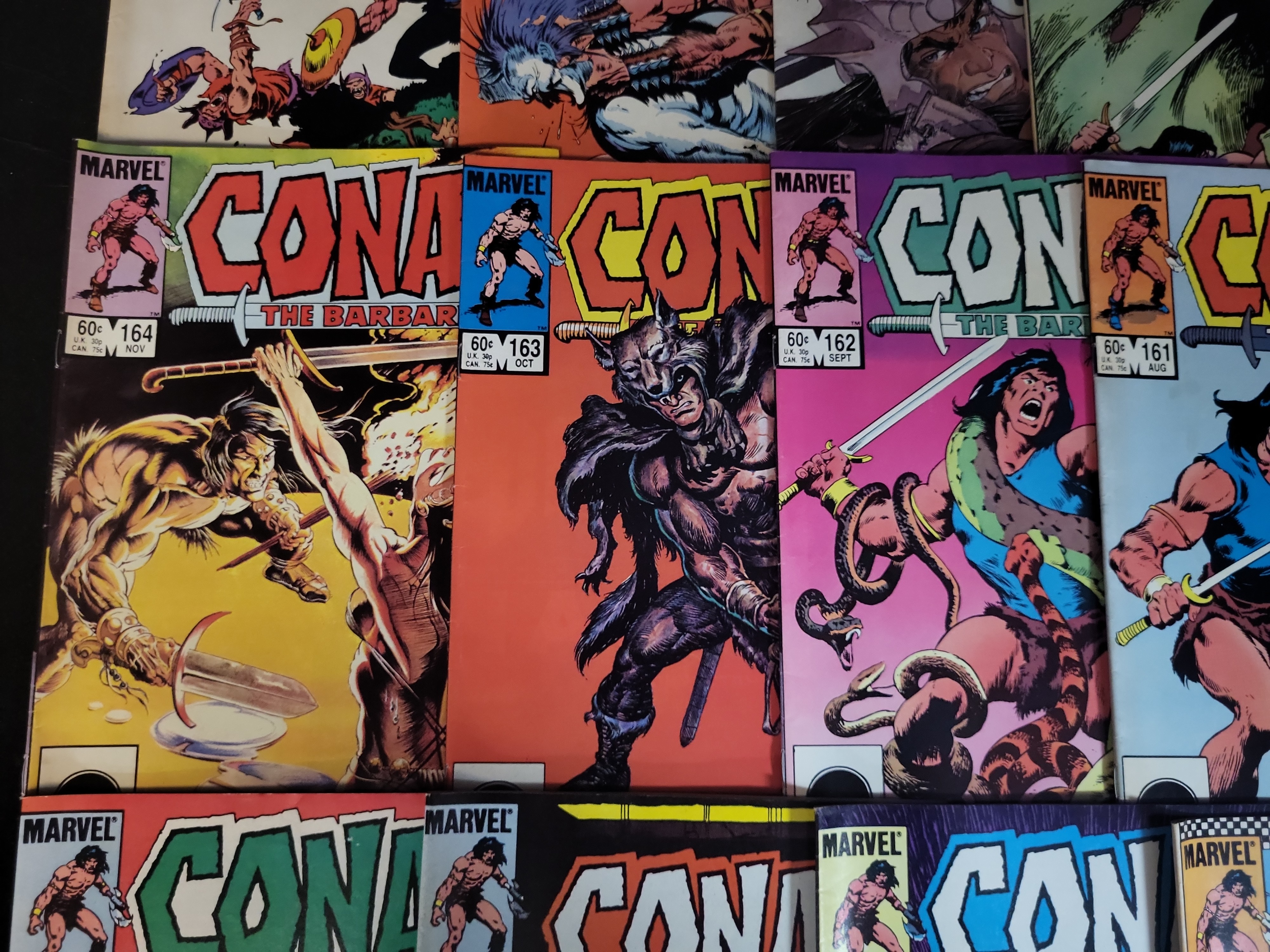 I02641 | Marvel Comics Group. Conan the Barbarian. 1982-1984. Issues 153-169.