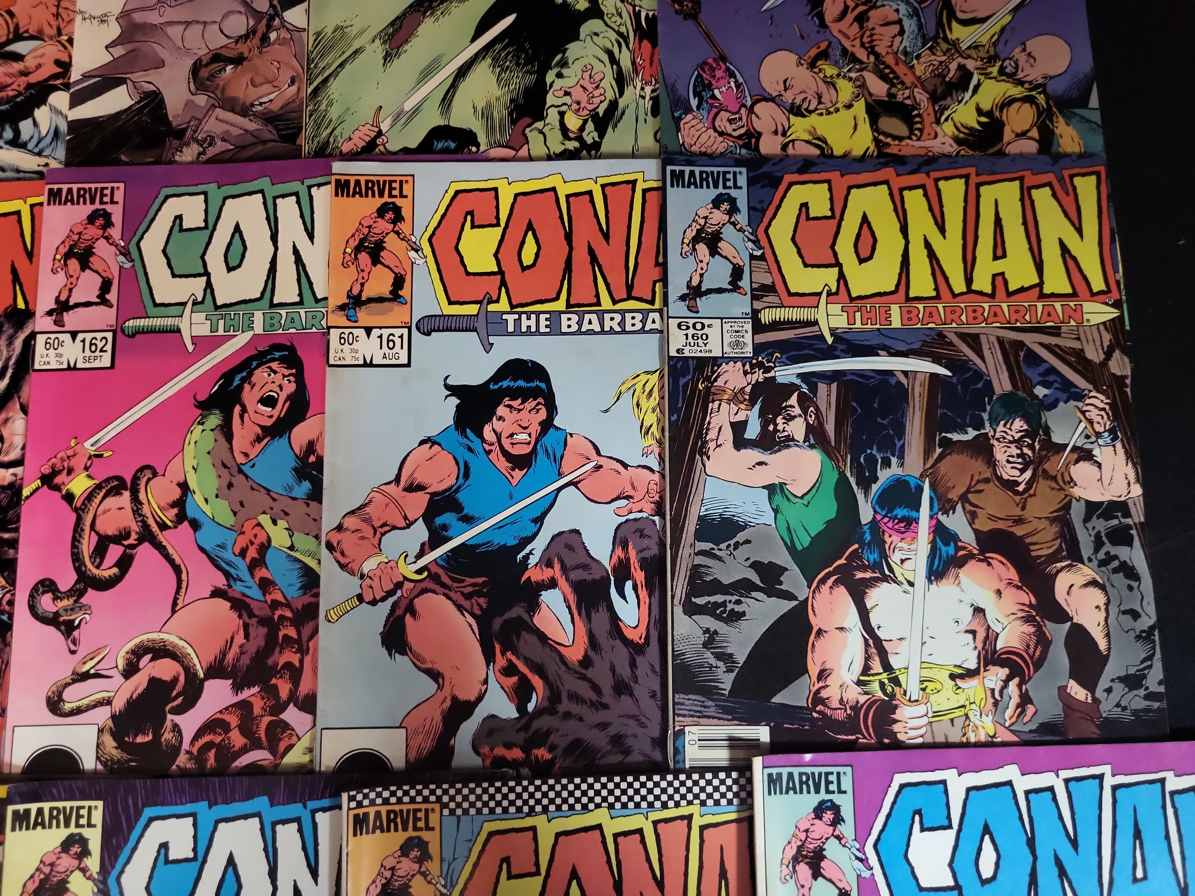 I02641 | Marvel Comics Group. Conan the Barbarian. 1982-1984. Issues 153-169.