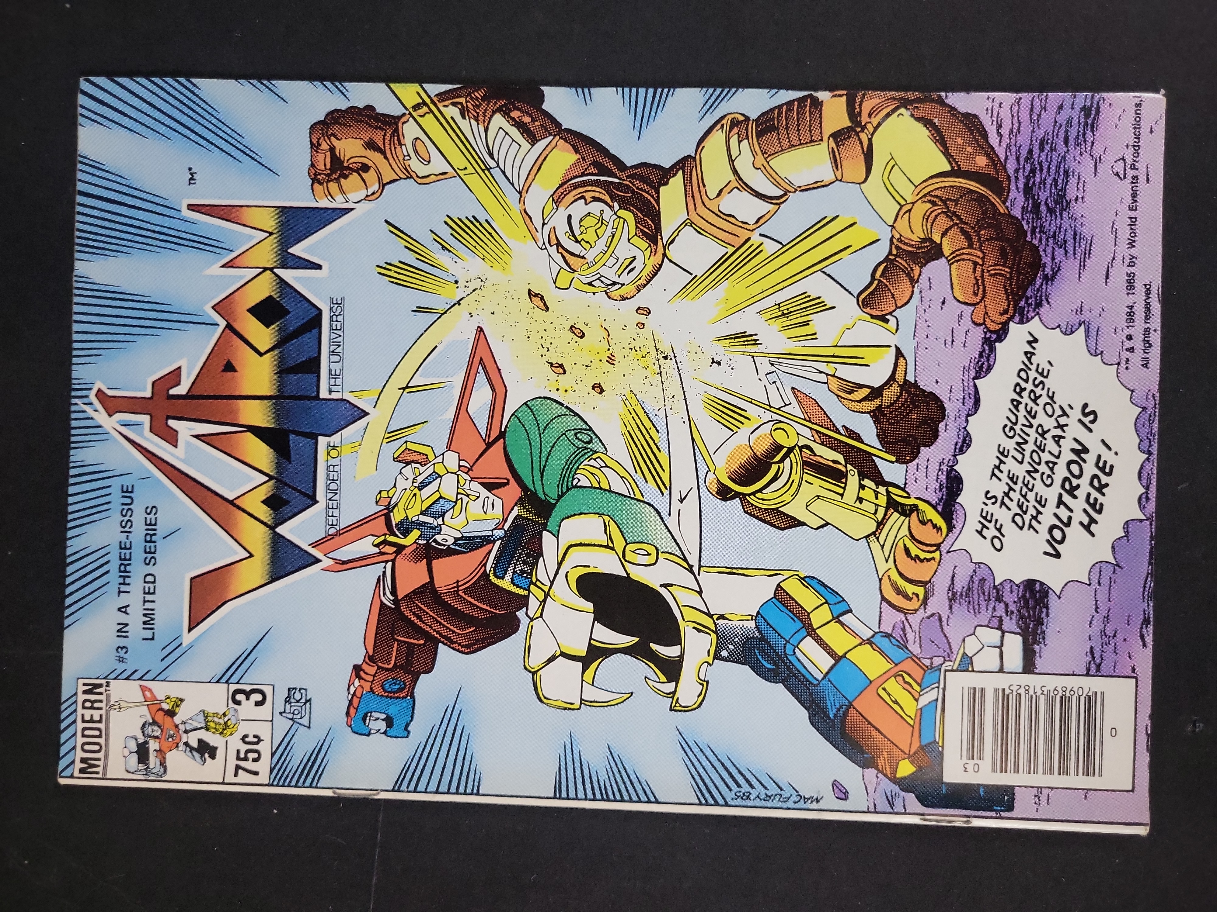 I03764 | A Trio of Voltron Defender of the Universe Limited Series Comic Books Issues 1-3 Modern Comics